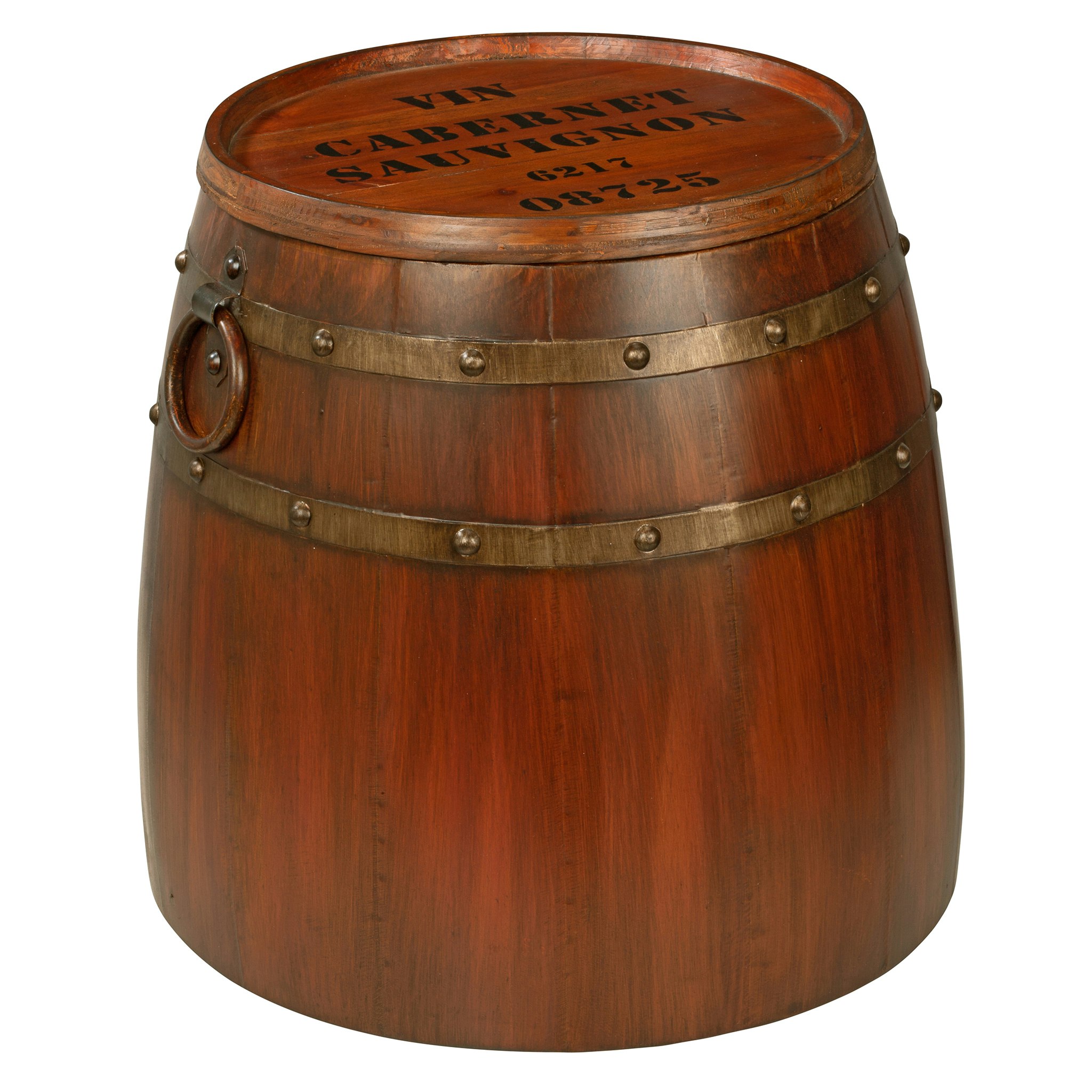 Design Toscano MH30119 19.5-in W x 18.5-in H Full Color Wood Round Craftsman End Table Assembly Required