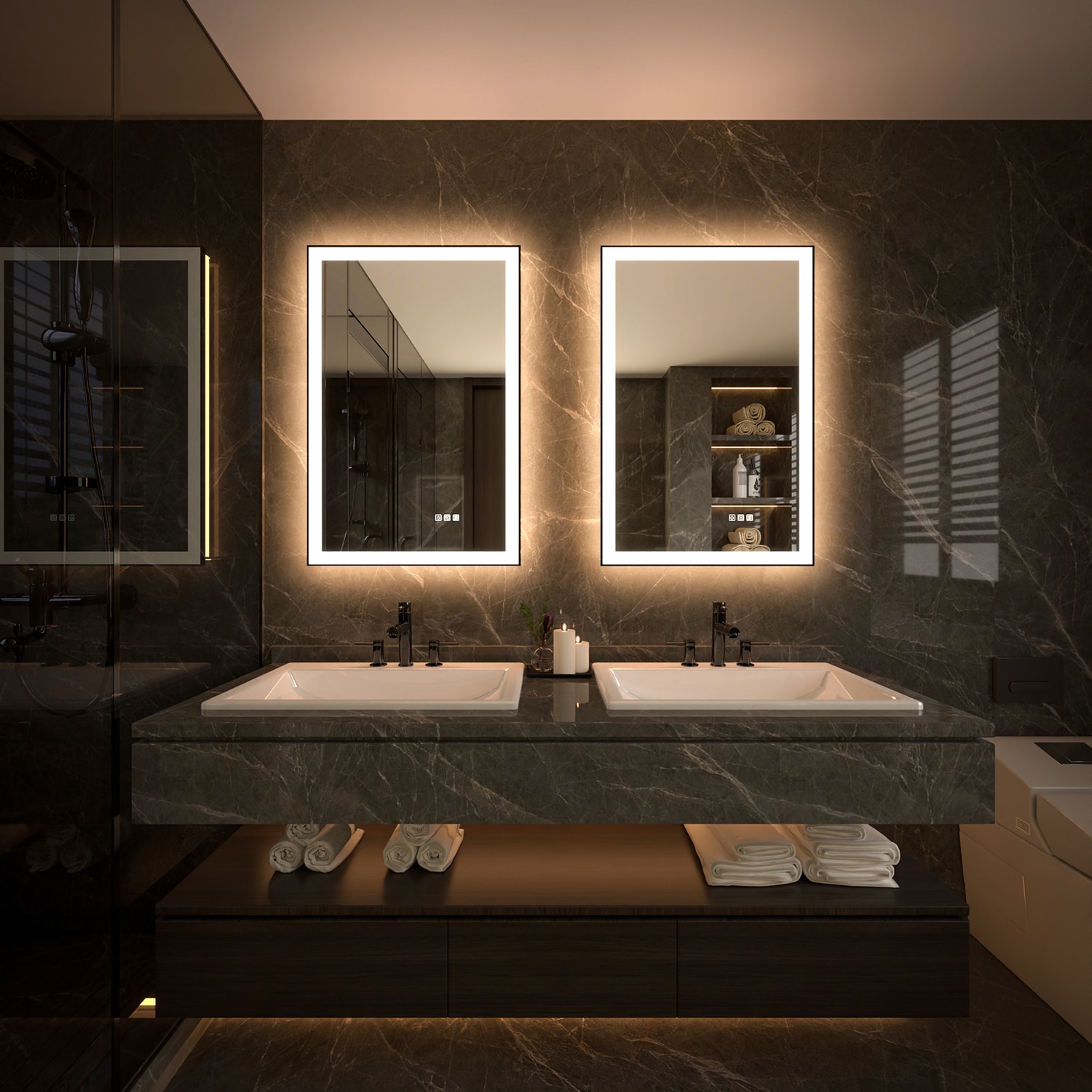ExBrite EXBM2828V12FBX Framed-Bath-Mirrors - View #13