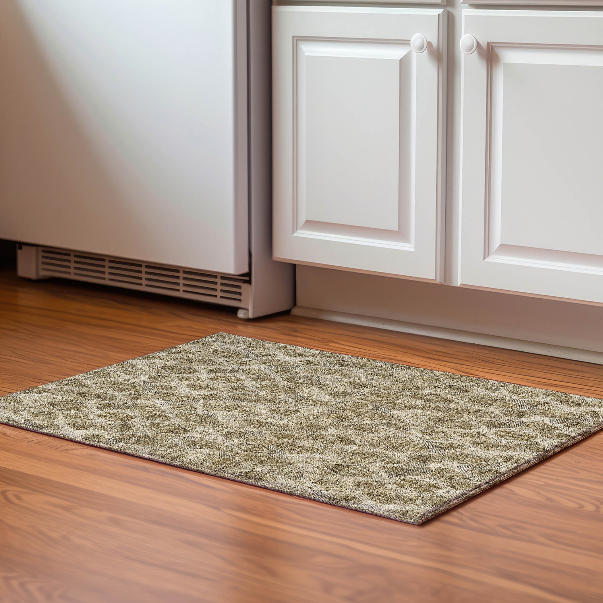 Addison Rugs AMF622MO20X30 Mayfield AMF622MO 2 x 3 (ft) Loomed Polyester Mocha Rectangular Indoor Geometric Machine washable Area rug