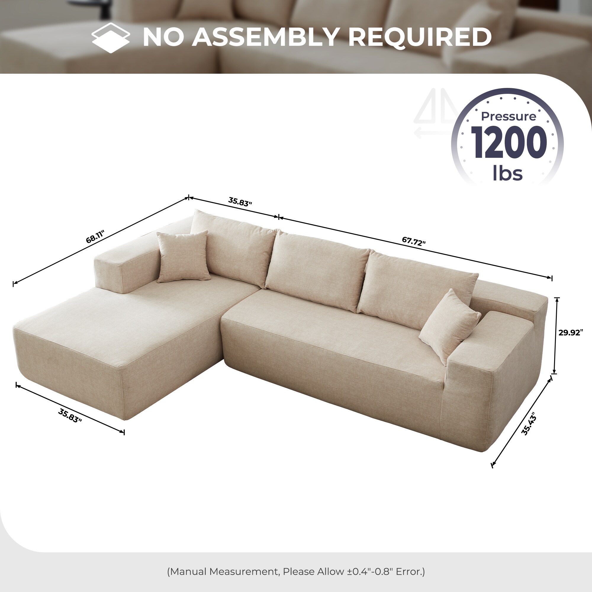 weaxty HMB2V230L Sofas-Loveseats - View #6