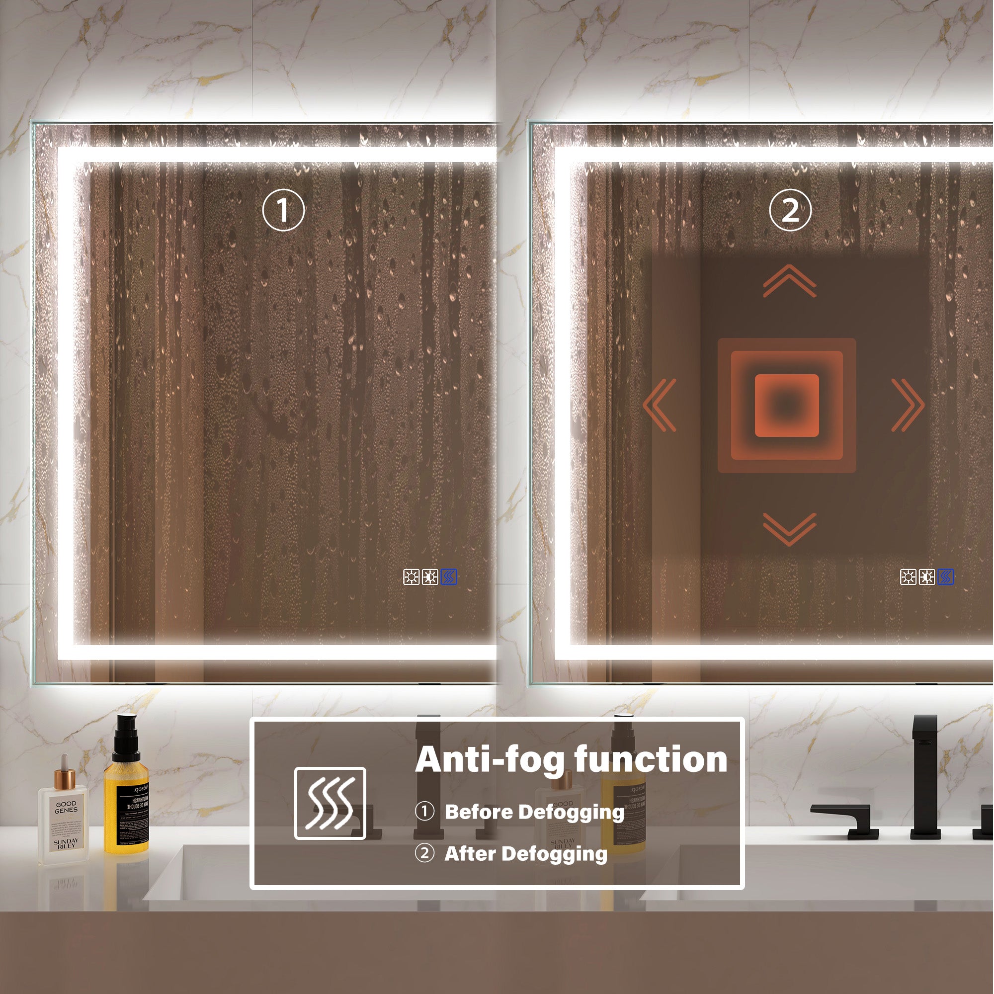 Boyel Living KF-MD04-6036SF2 Framed-Bath-Mirrors - View #8