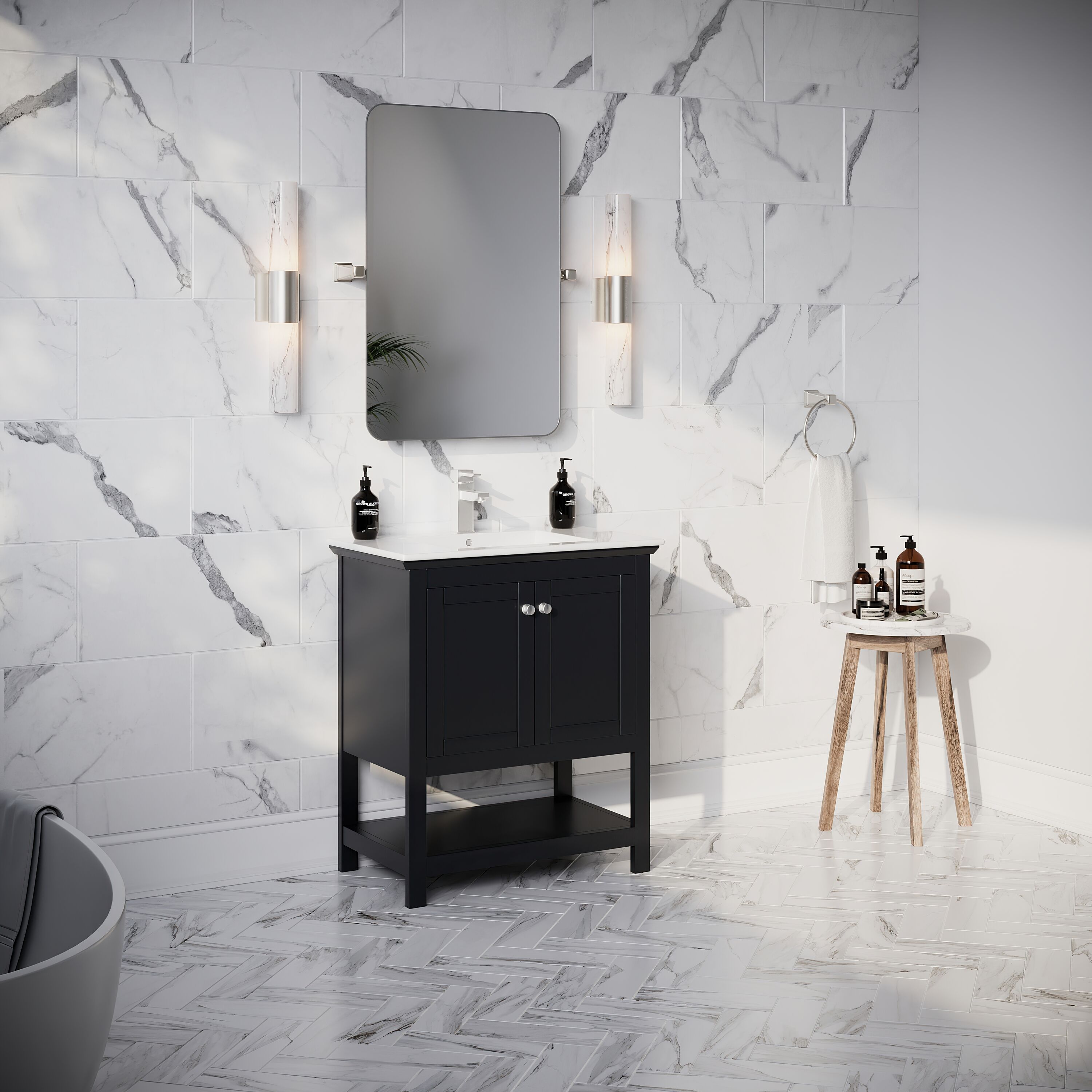 Fresca FCB2305BL-I Bath-Vanity-Combo - View #5