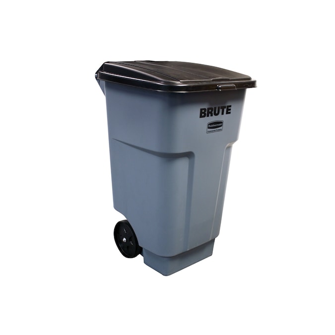 48 Gal Brute Trash, Rubbermaid Outdoor Trash Cans With Wheels