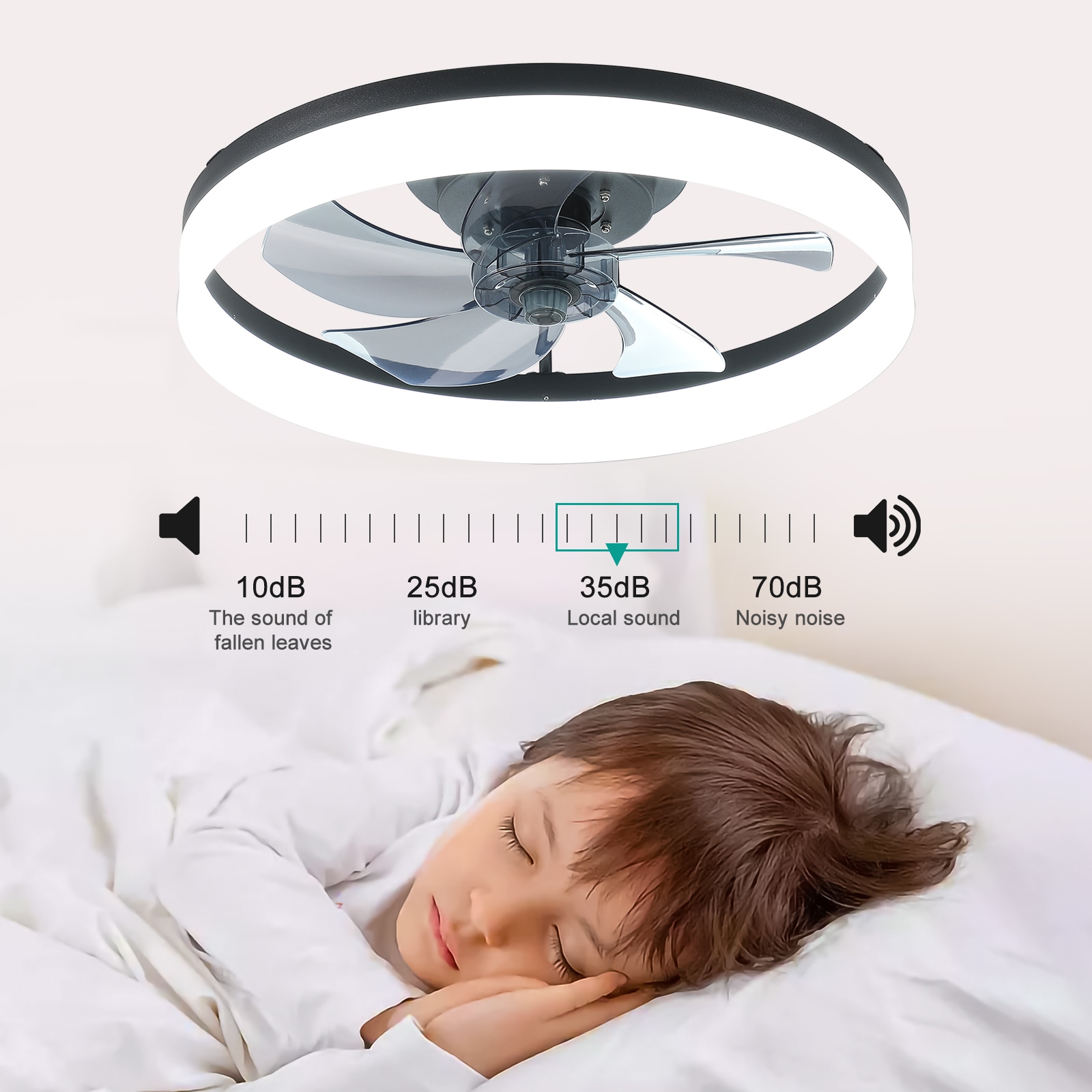 WELLFOR AMAS-C02 Ceiling-Fans - View #5