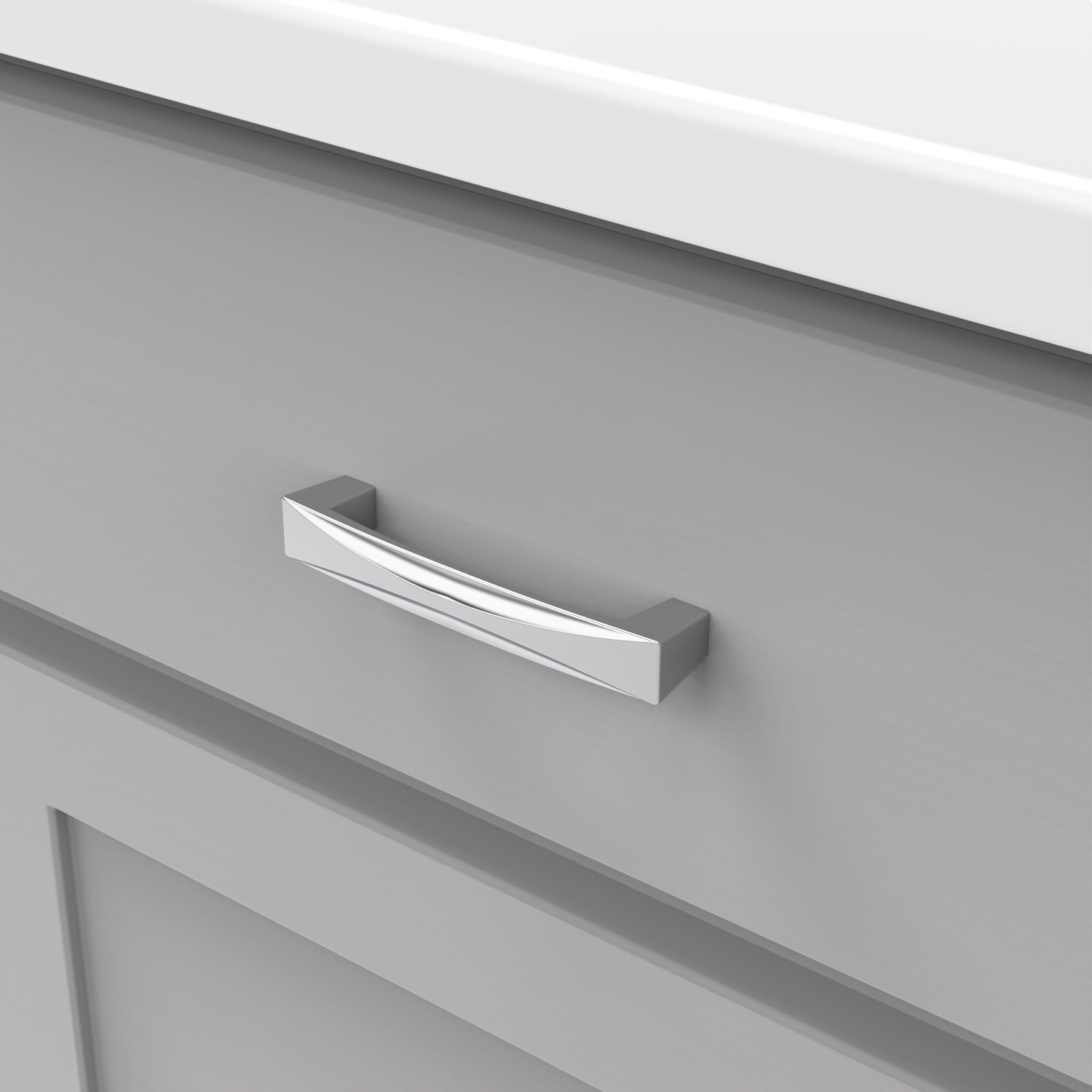 Hickory Hardware H076130-CH Cabinet-Pulls - View #3
