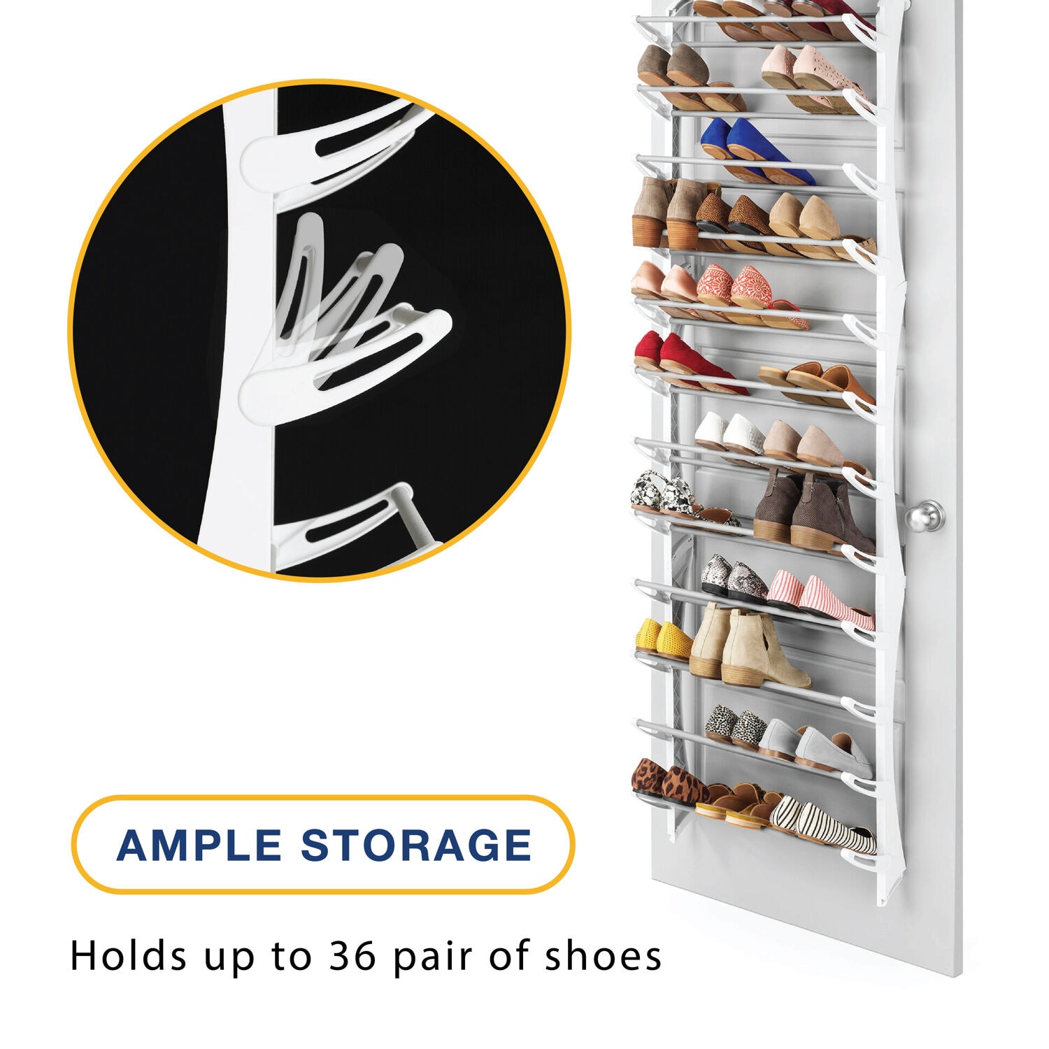 Whitmor 6486-1746-WHT Shoe-Racks - View #4