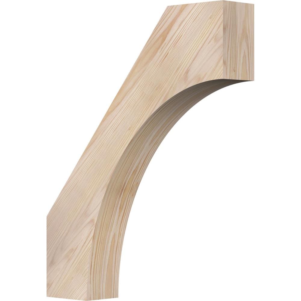 Ekena Millwork BRC04X18X22WTL00SDF 3-1/2-in x 18-in x 22-in Douglas Fir Unfinished Wood Westlake smooth