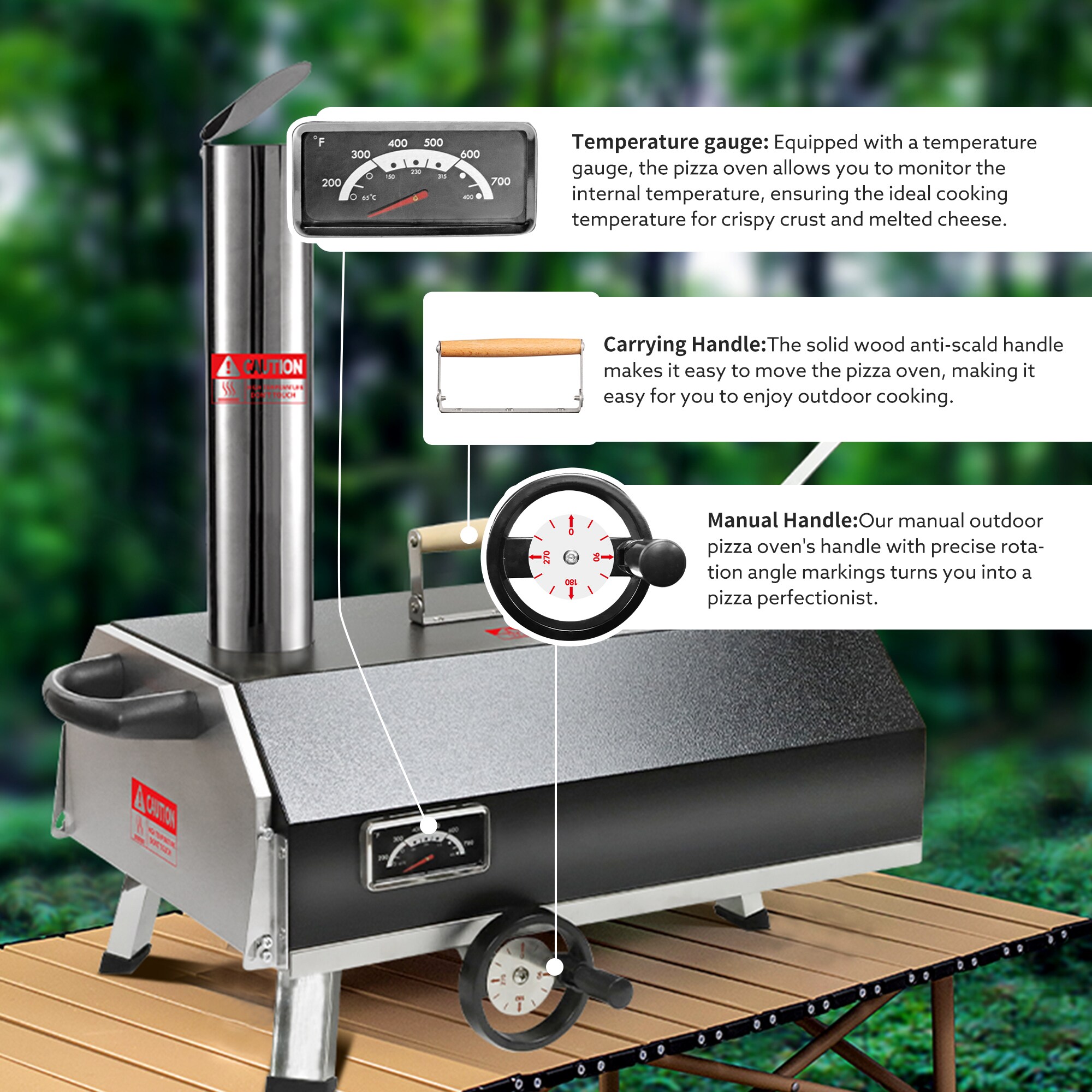 Maocao Hoom JL134328 Outdoor-Pizza-Ovens - View #5