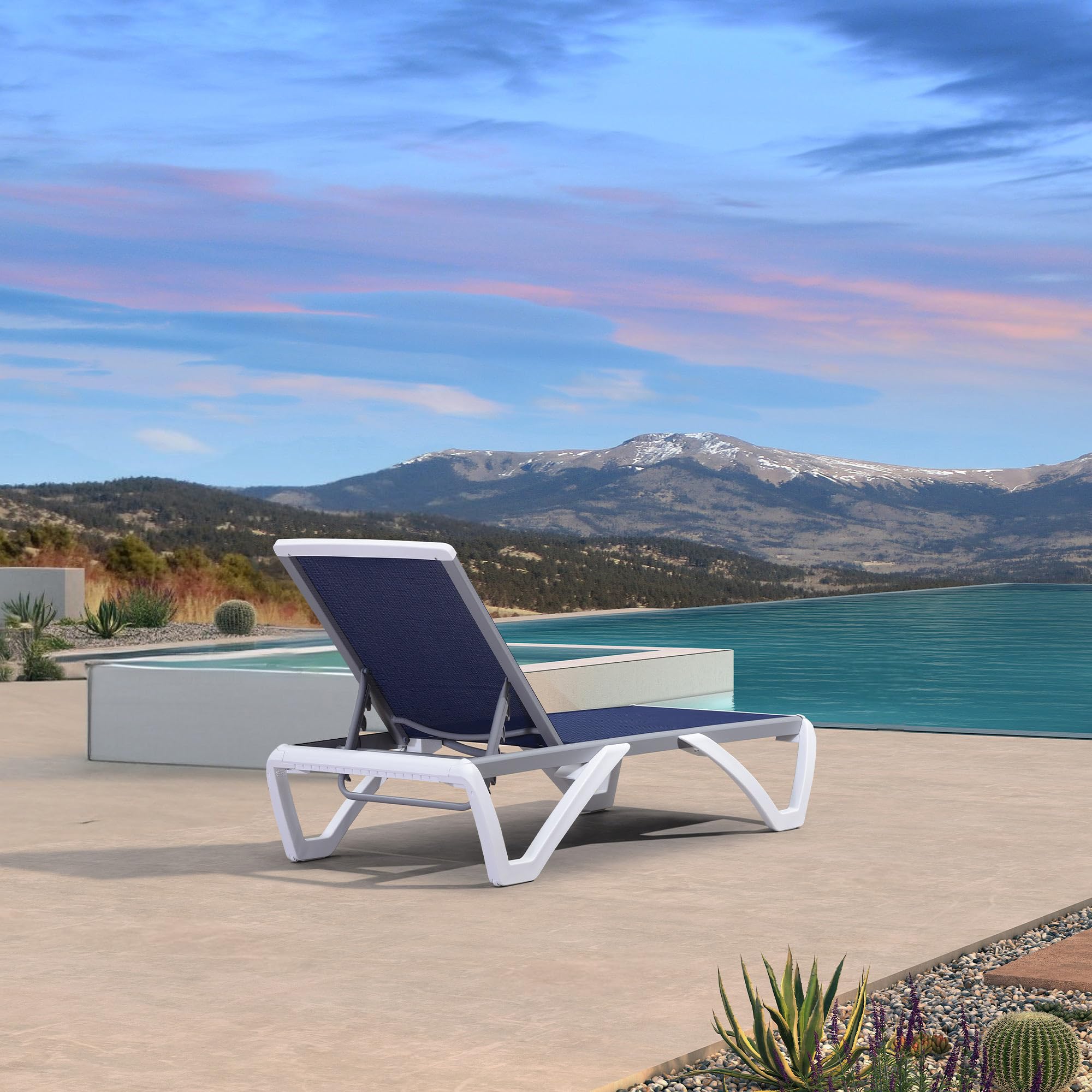 PURPLE LEAF LS04-ZW-ZB-BW Patio-Chairs - View #3