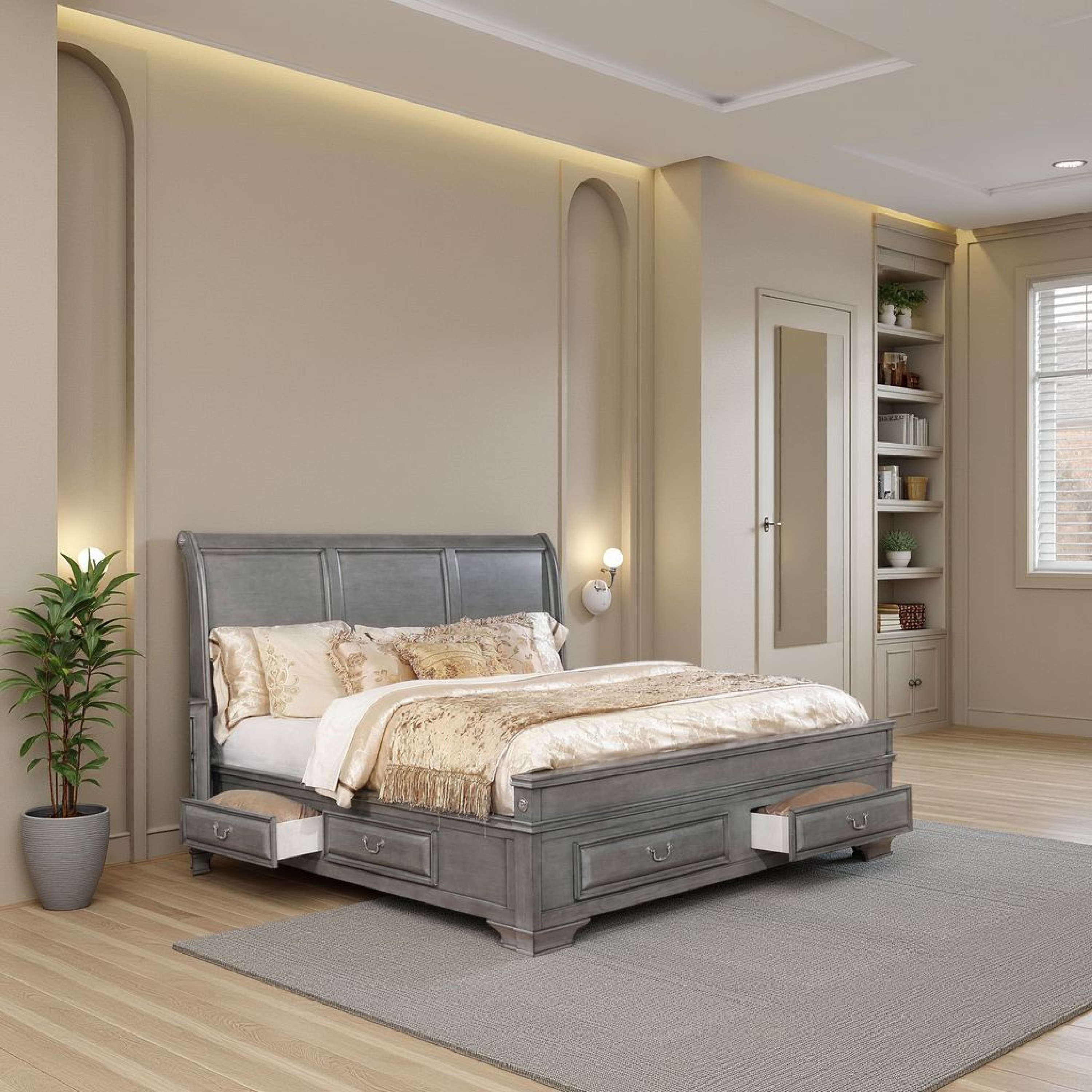 Benzara BM207575 beds - View #6