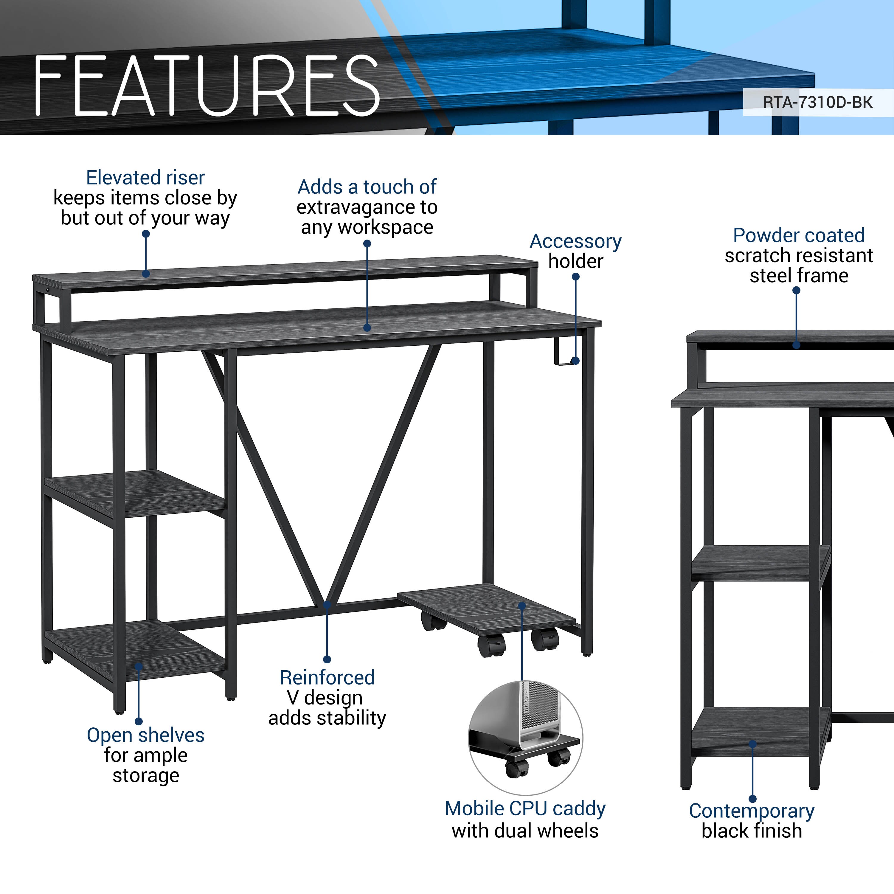 Maocao Hoom JLP156396 desks - View #3