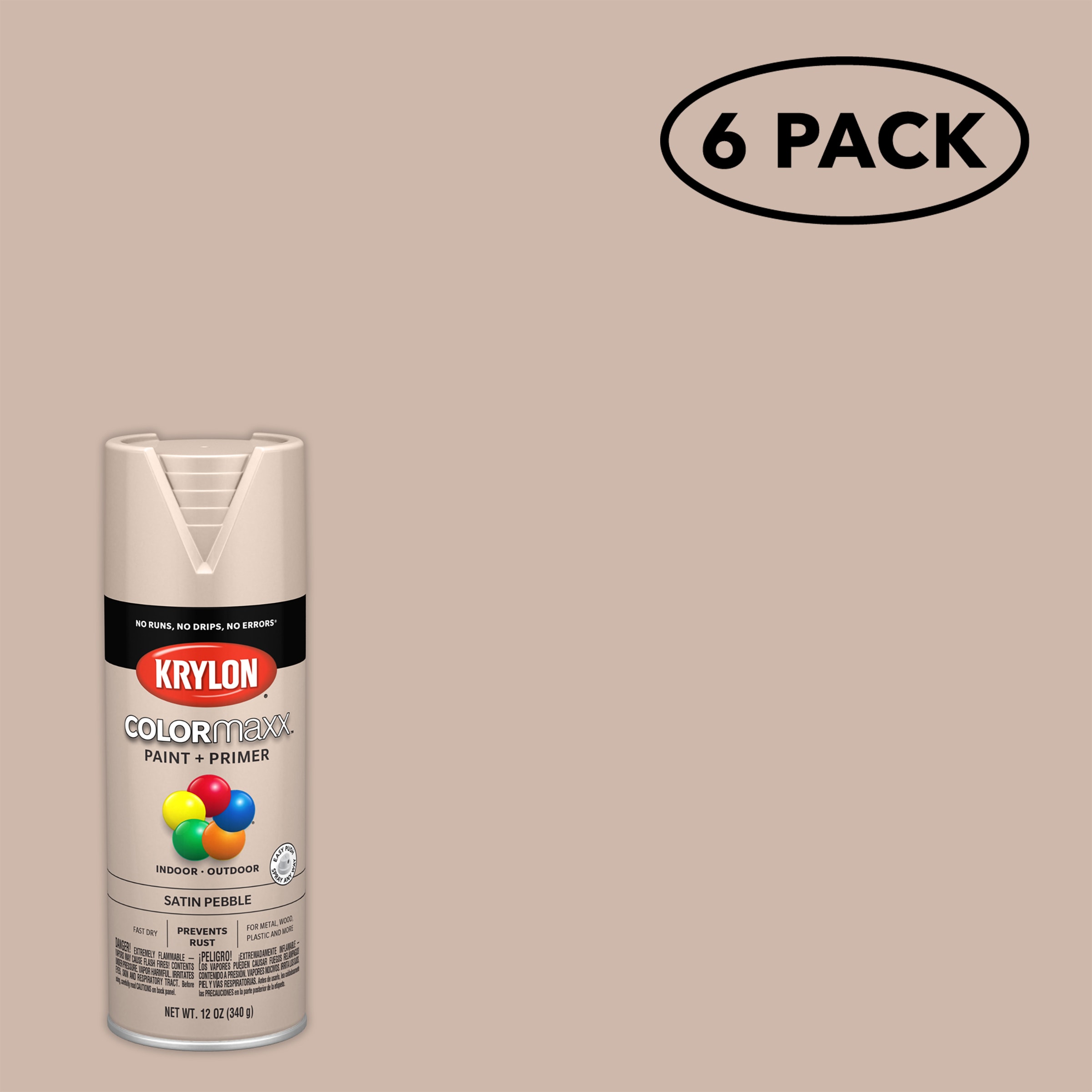 Rust-Oleum Automotive Truck Bed Textured 6-Pack Matte Tan Spray