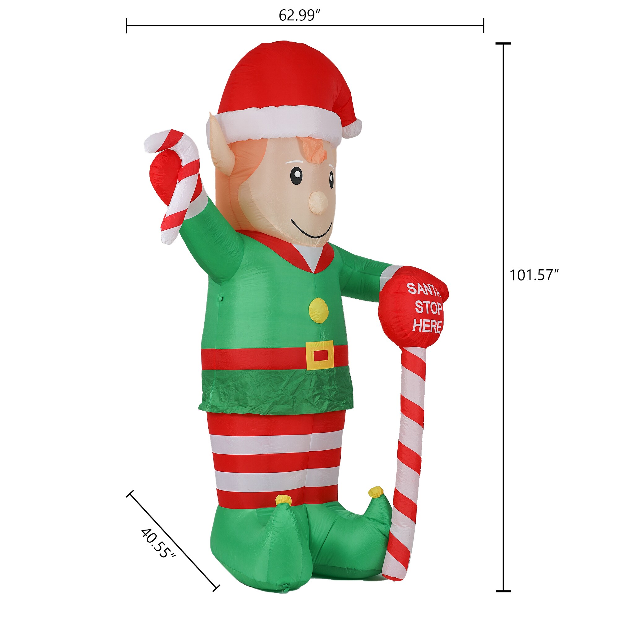 LuxenHome WHIN1388 Christmas-Inflatables - View #4