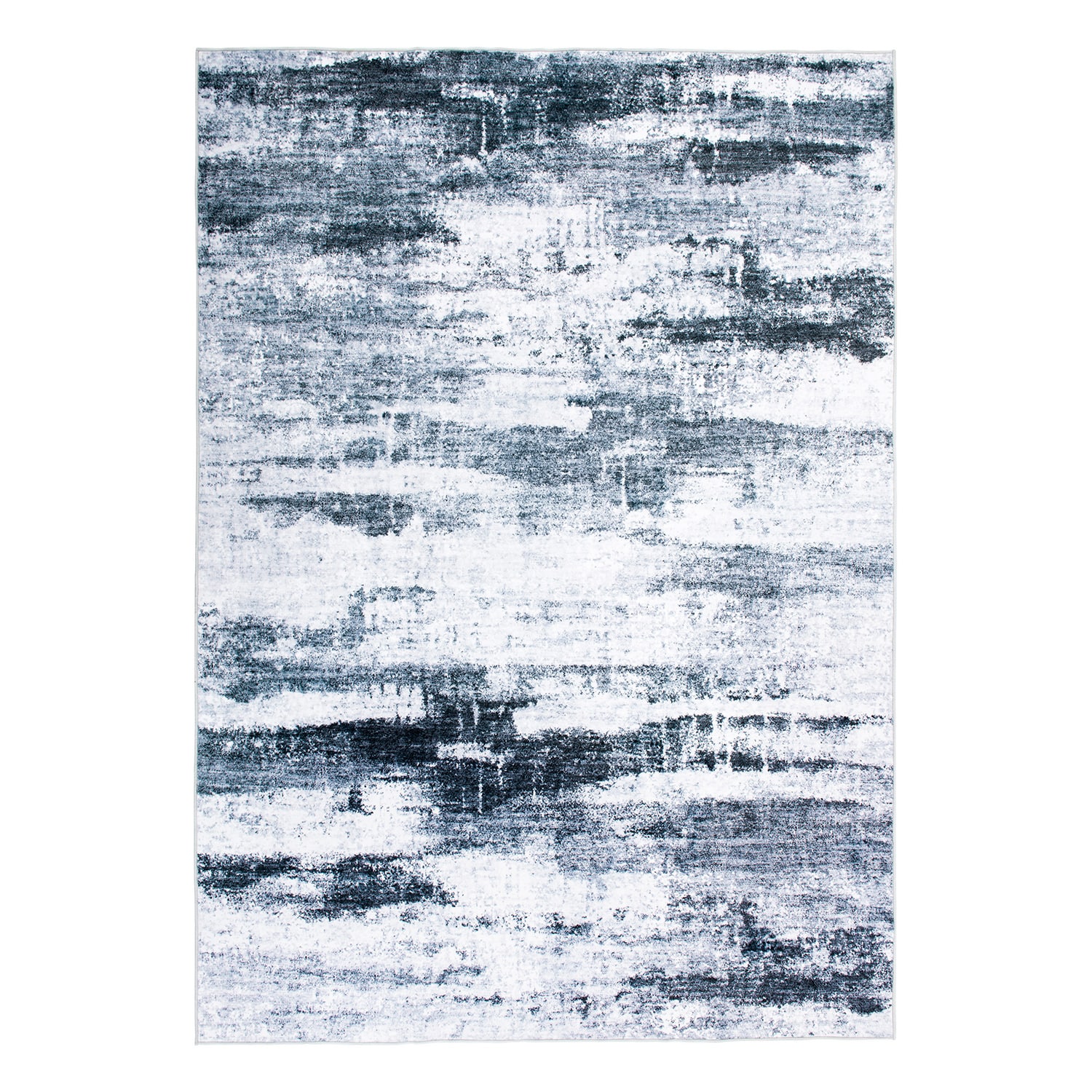 World Rug Gallery 7020GRAY8X10 8 X 10 Gray Indoor Abstract Machine Washable
