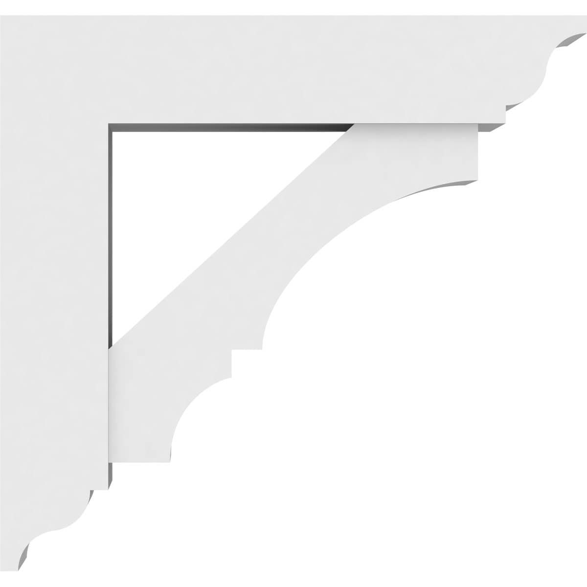 Ekena Millwork BKTP05X18X18BOA01 Exterior-Brackets-Braces - View #3