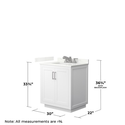 Wyndham Collection Miranda 30-in White Undermount Single Wyndham Collection Miranda 30-in White Undermount Single