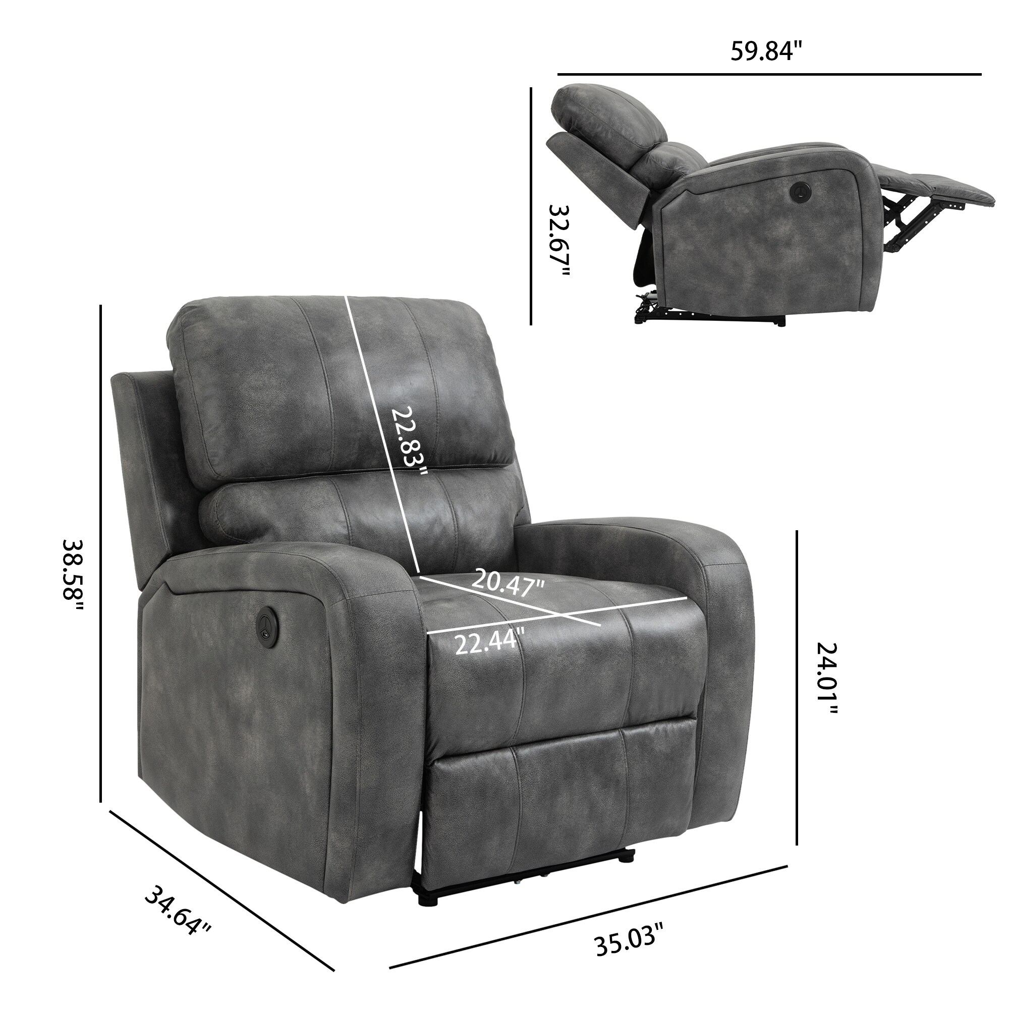 CASAINC WF-ES-001 BROWN chairs - View #5