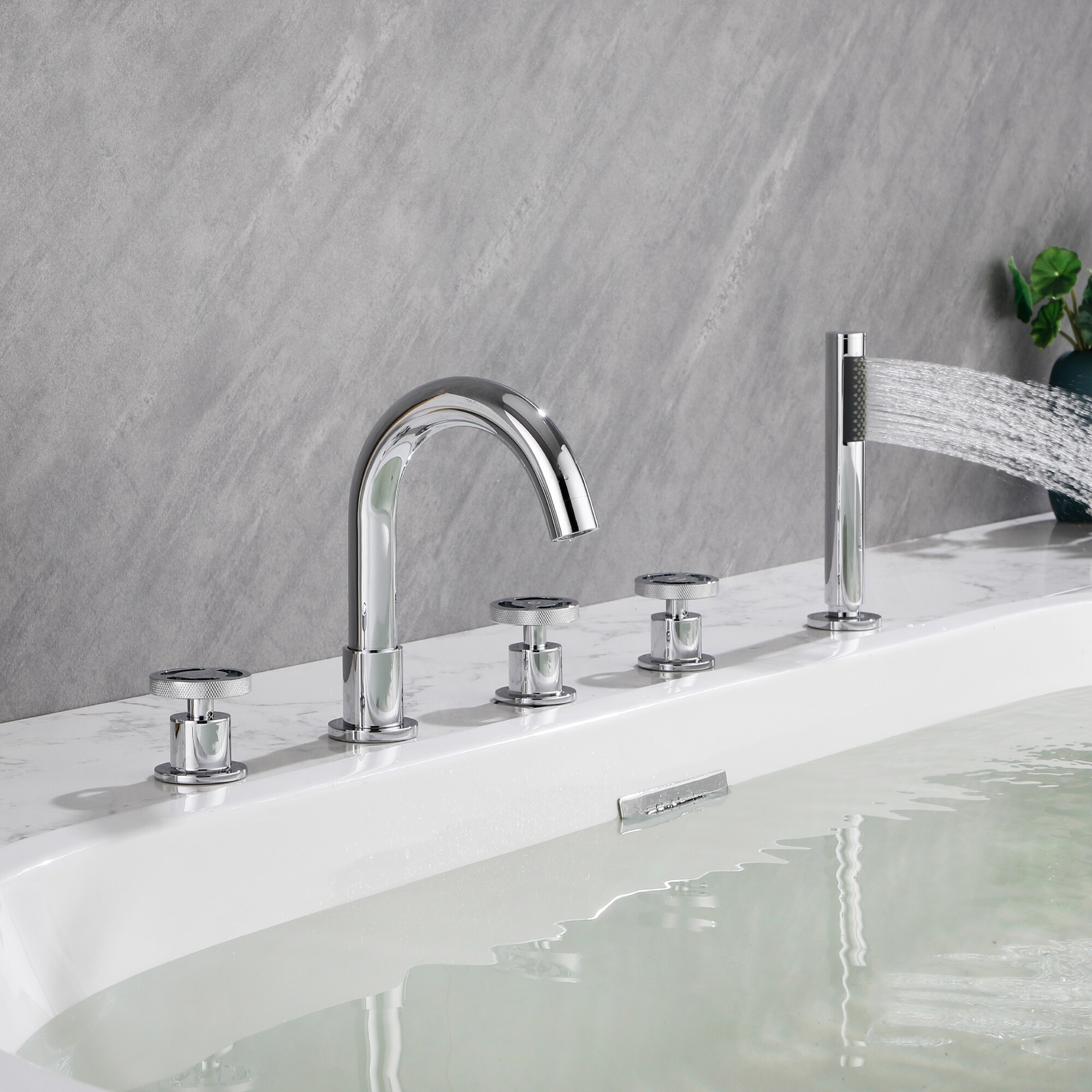 WELLFOR WA9013NS Roman-Tub-Faucets - View #13