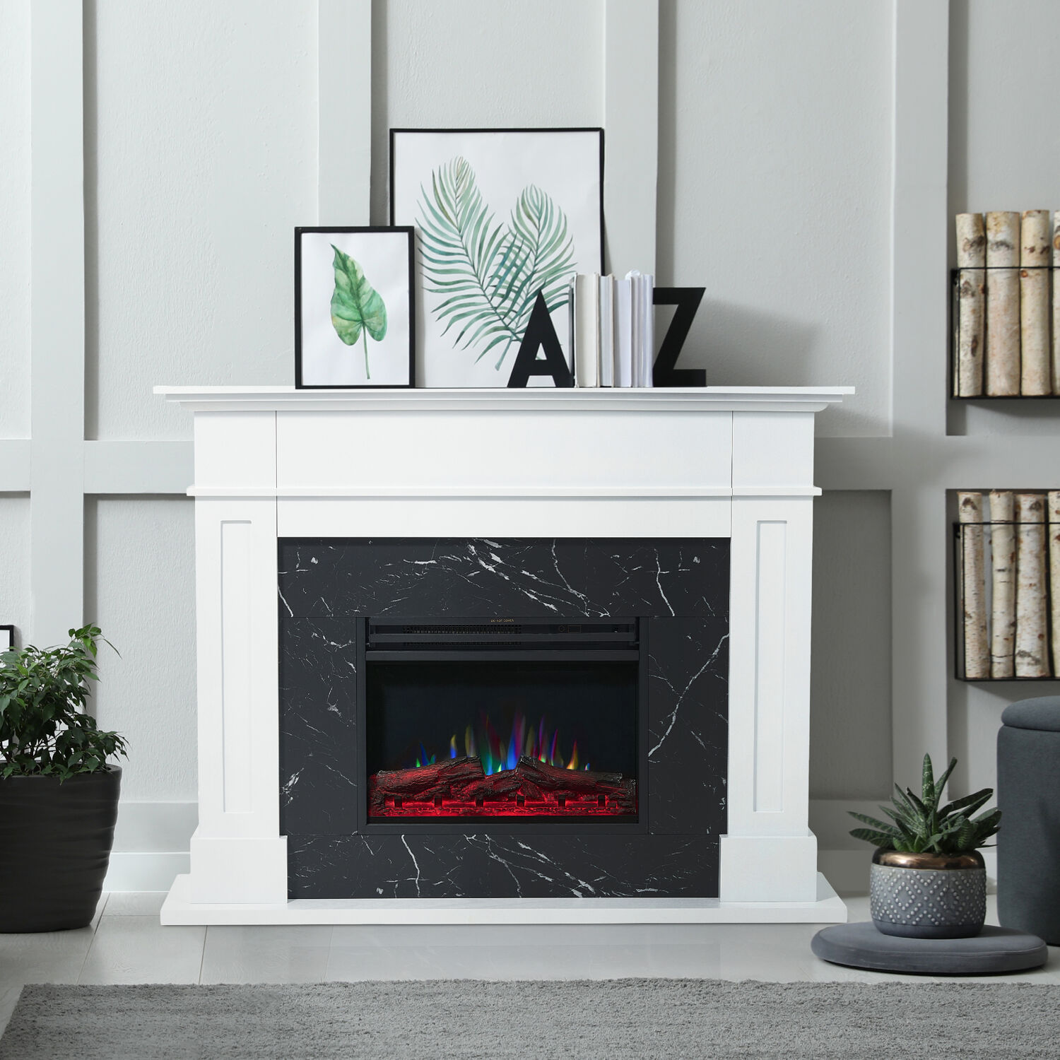 Cambridge CAM5617-1WHBLG3 Electric-Fireplaces - View #8