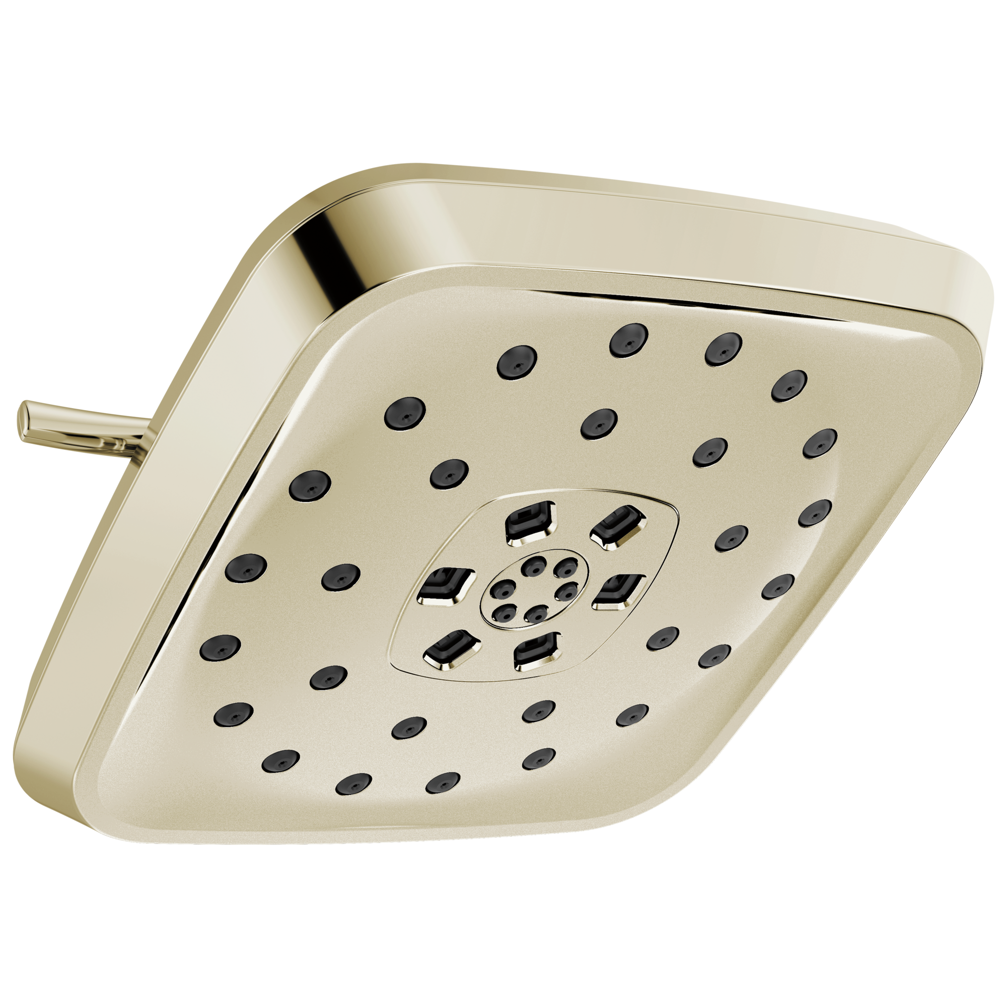 Delta 52460-PN-PR 4.0 -Spray Lumicoat Polished Nickel 7.6875-in Square Fixed Shower Head 1.75 GPM