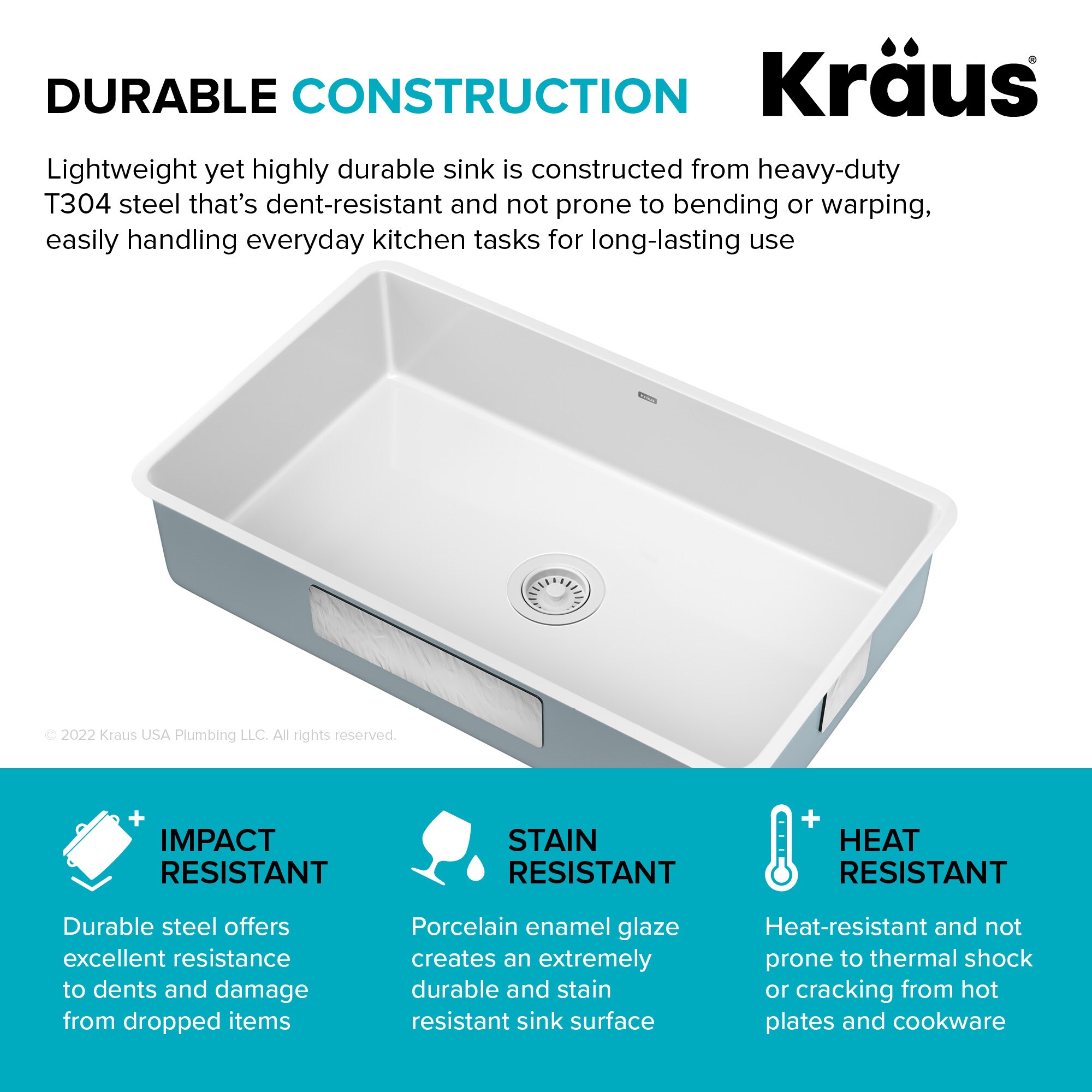 Kraus KE1US32GWH Kitchen-Sinks - View #9
