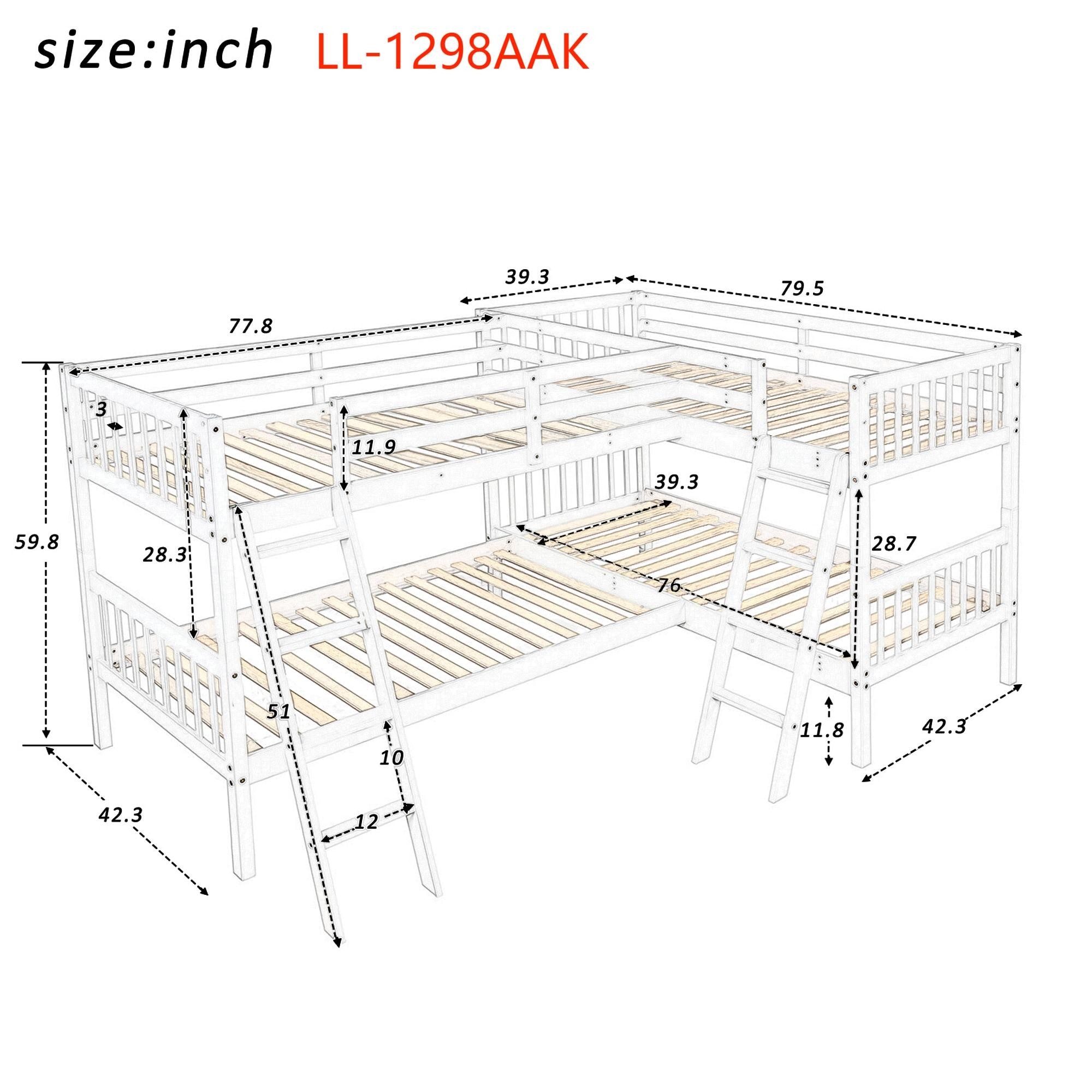 Yiekholo LL-1298AAK Bunk-Beds - View #8