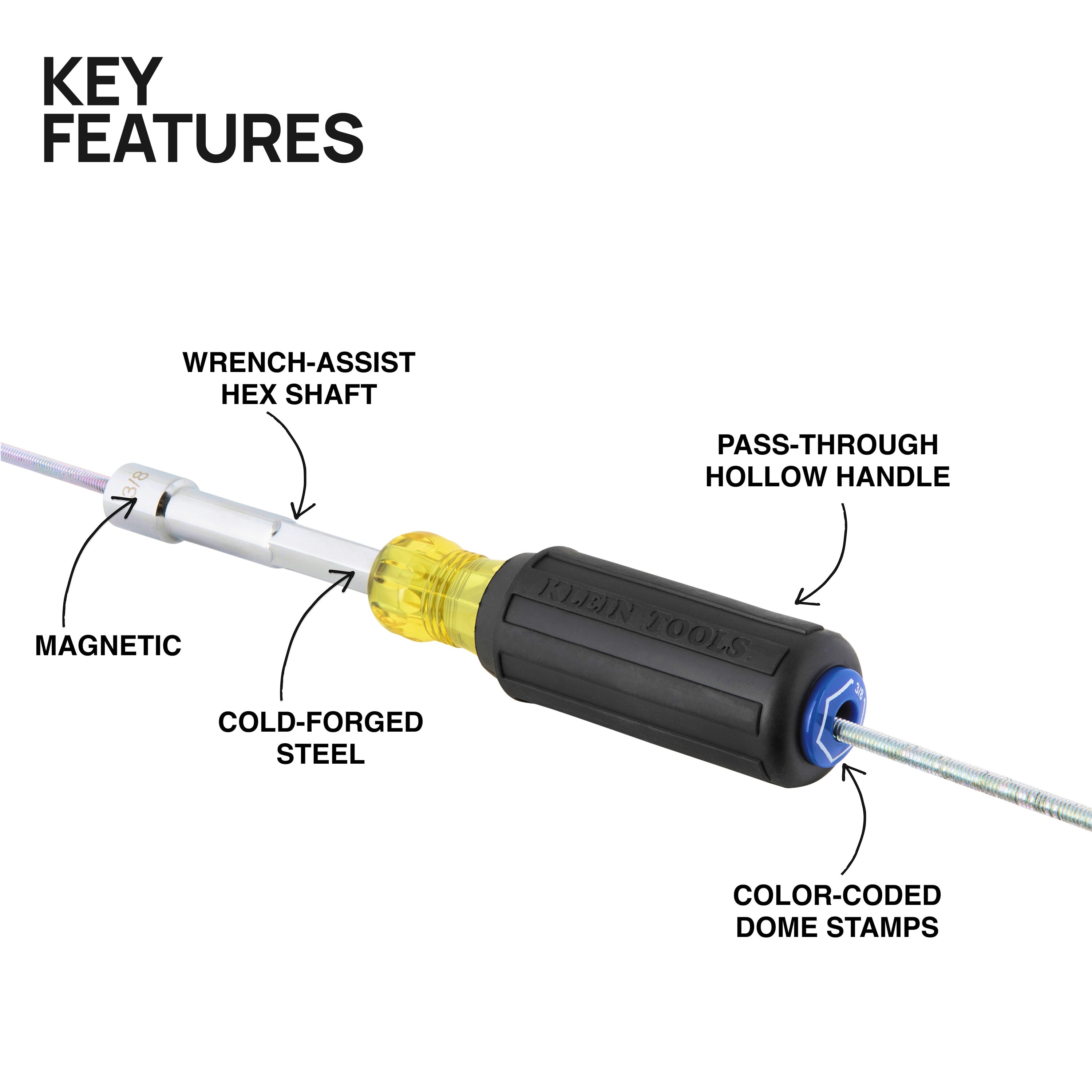 Klein Tools 65438MAG Nut-Drivers - View #2