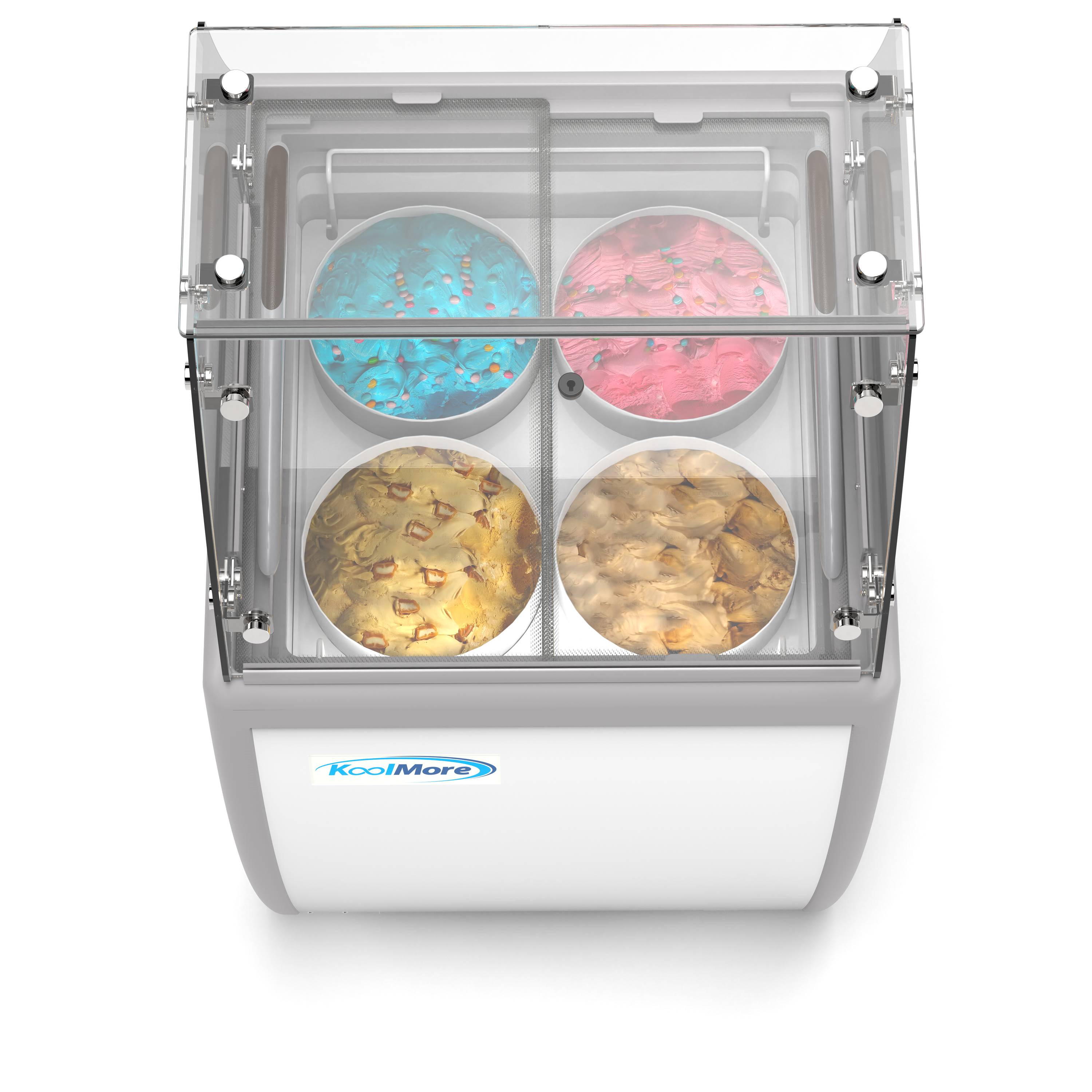 Koolmore 60 in. Display Ice Cream Freezer - 16 Cu ft. MCF-16C