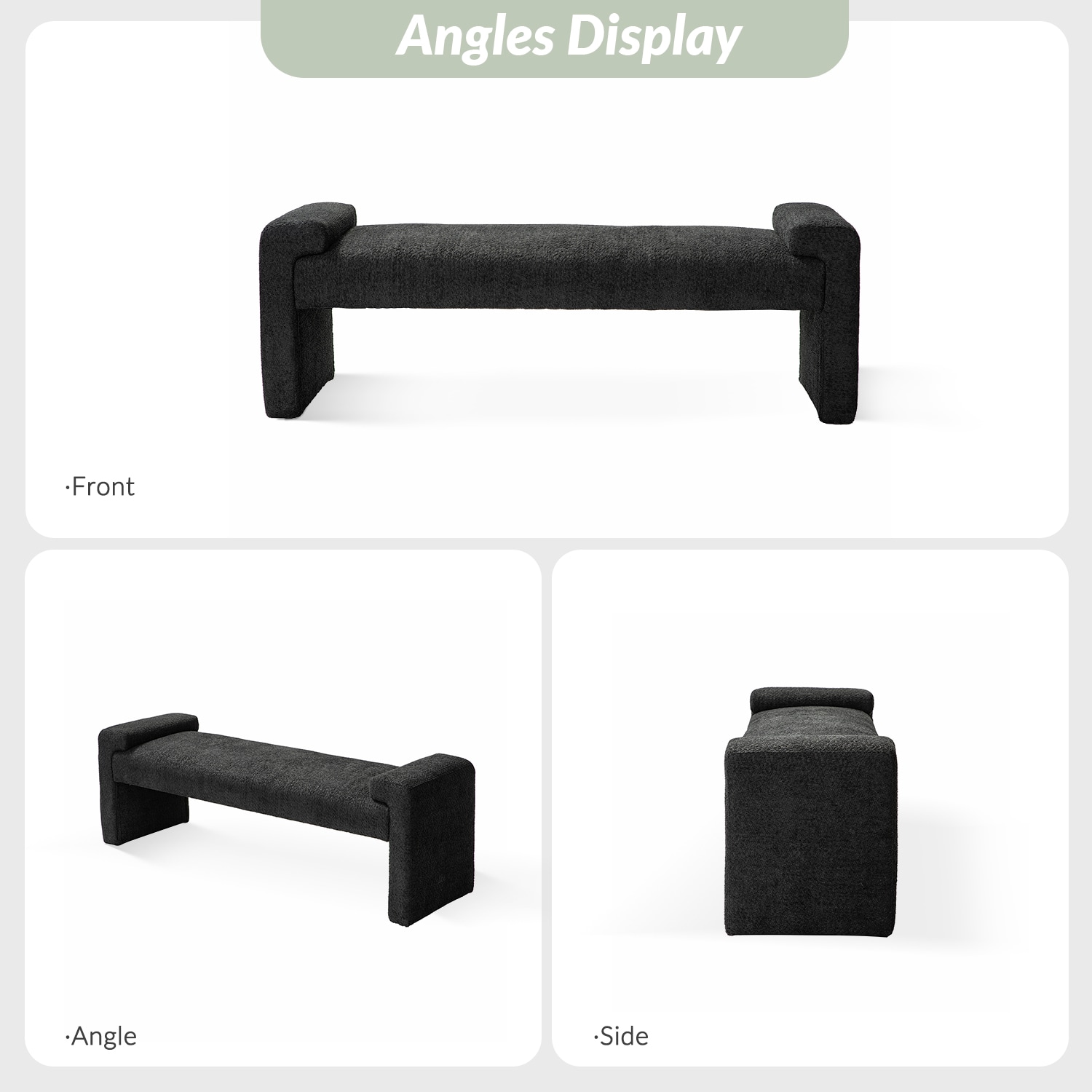 14 Karat Home BEJK0788-BLK bench - View #6
