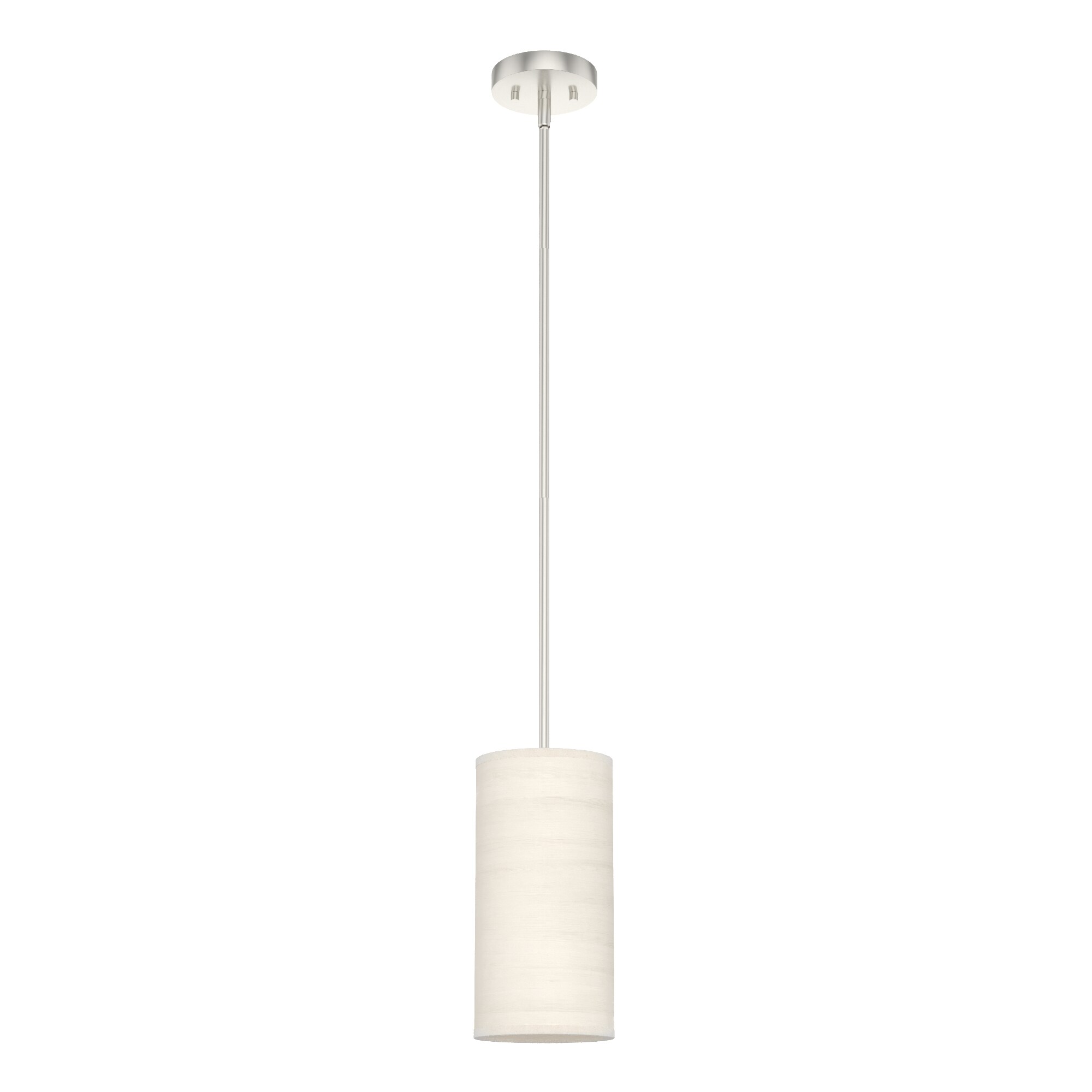 Solhaven 6" Bleached Alder Mini Drum LED Pendant Light