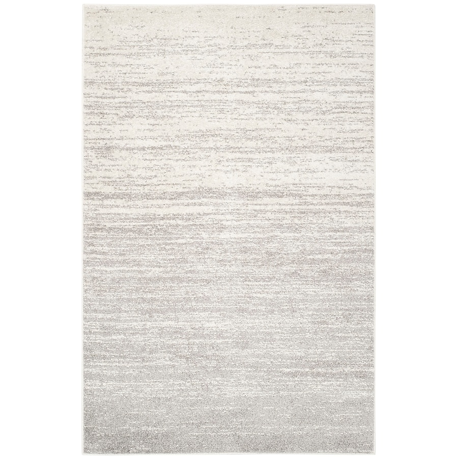Safavieh Adirondack Sasha 4 x 6 Ivory/Silver Indoor Ombre Industrial Area Rug Safavieh Adirondack Sasha 4 x 6 Ivory/Silver Indoor Ombre Industrial Area Rug