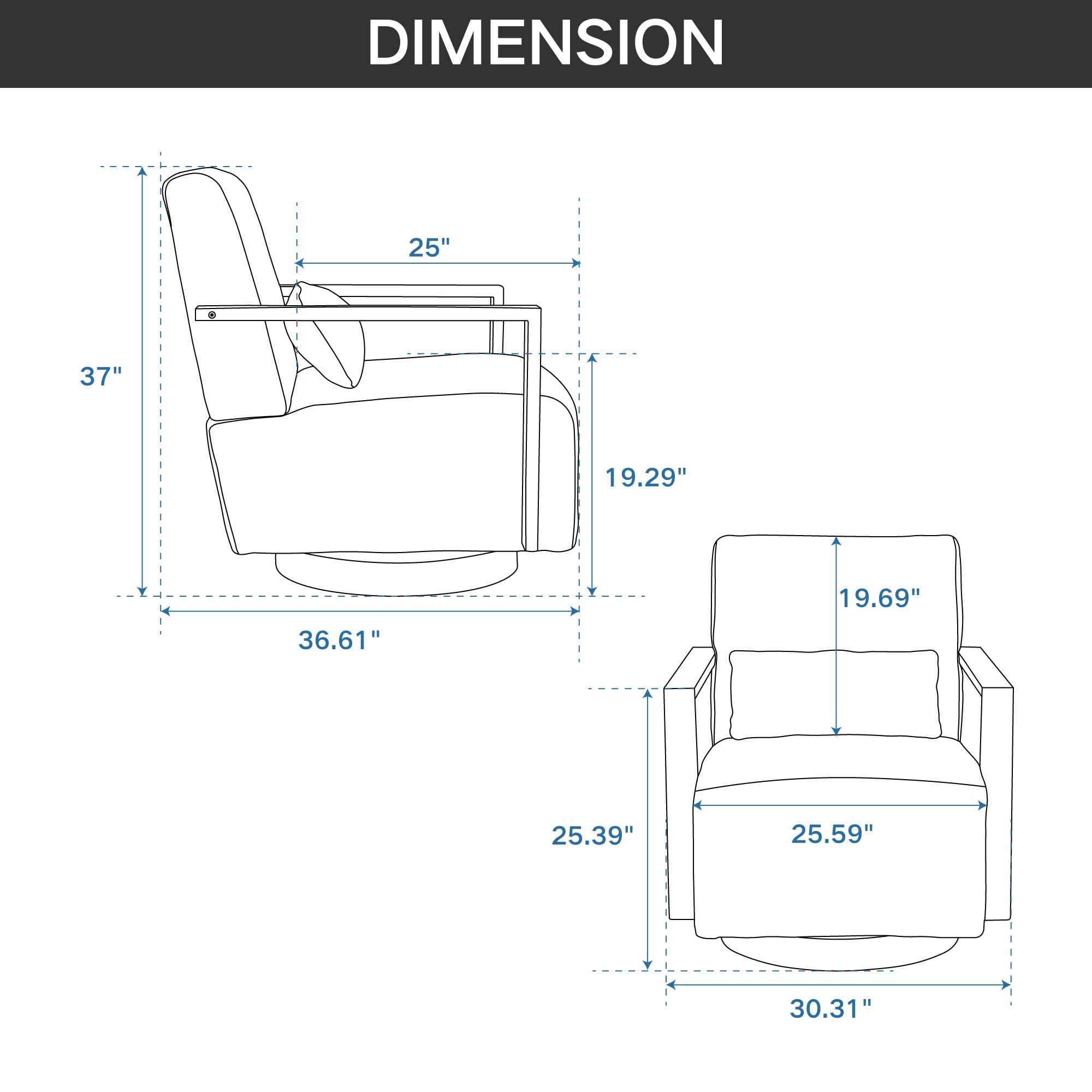 Hrinhom HC-W1115-PALE GREEN chairs - View #10