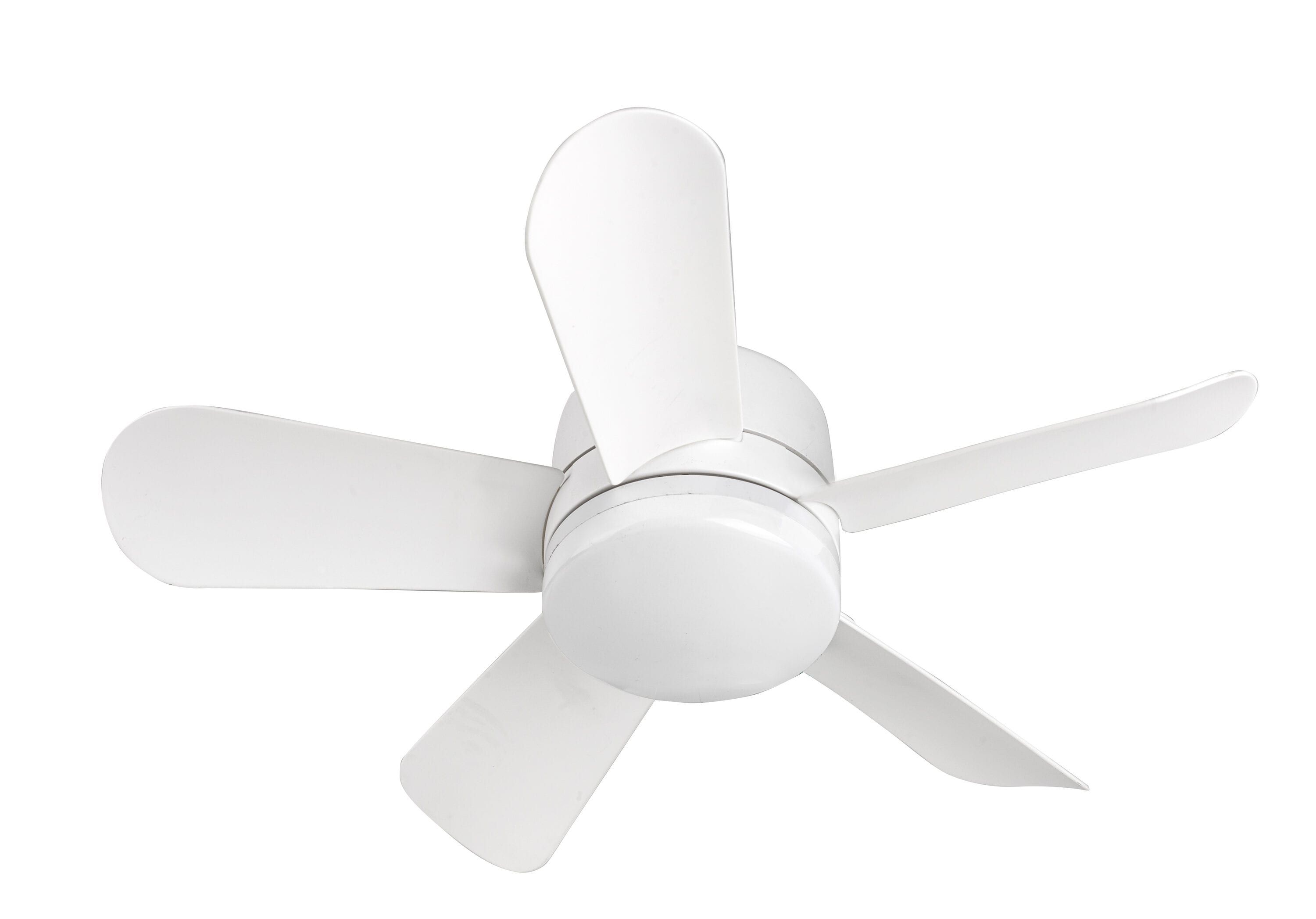 SUNNY ONE FS001 Socket Fans 16-in Color-Changing Downrod or Flush Mount White with White Blades - Remote Included ( 5 -Blade )