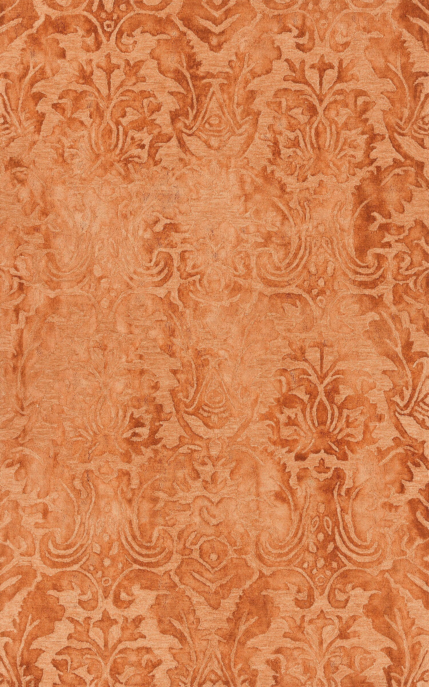 Addison Rugs ANL31PU9X13 Nolita 9 X 13 (ft) Wool Pumpkin Indoor Damask Bohemian/Eclectic Area Rug