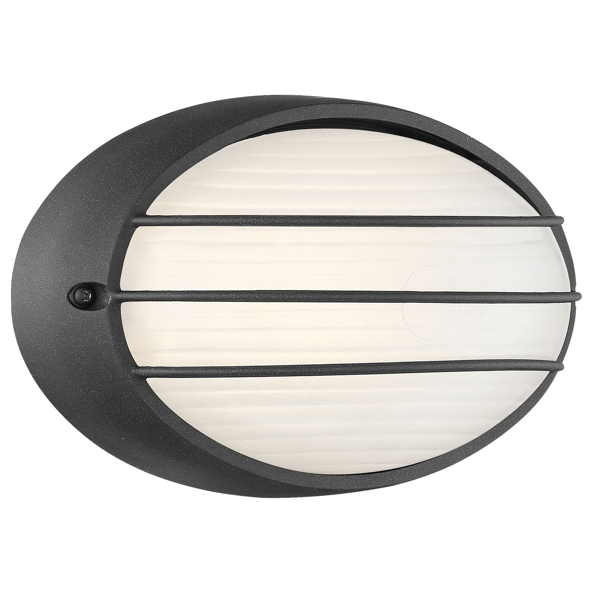 Access Lighting Cabo 1 - Light Black Contemporary LED Glass And Steel Outdoor Wall Light