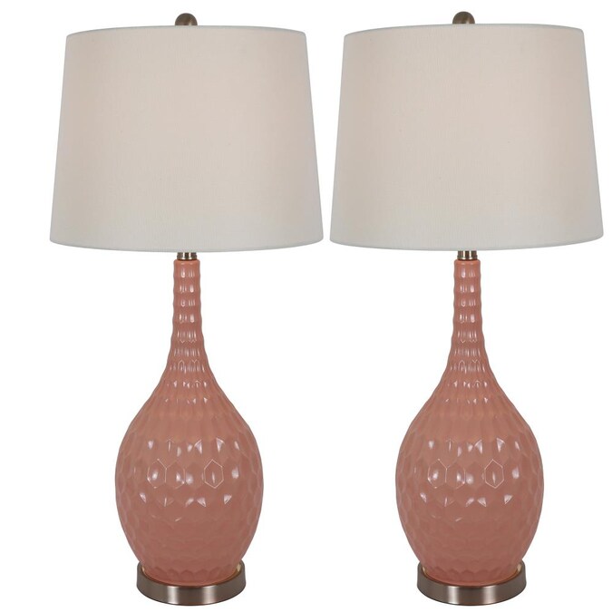 Decor Therapy Fletcher 2 Piece Standard, Set Of 2 Ceramic Table Lamps Decor Therapy