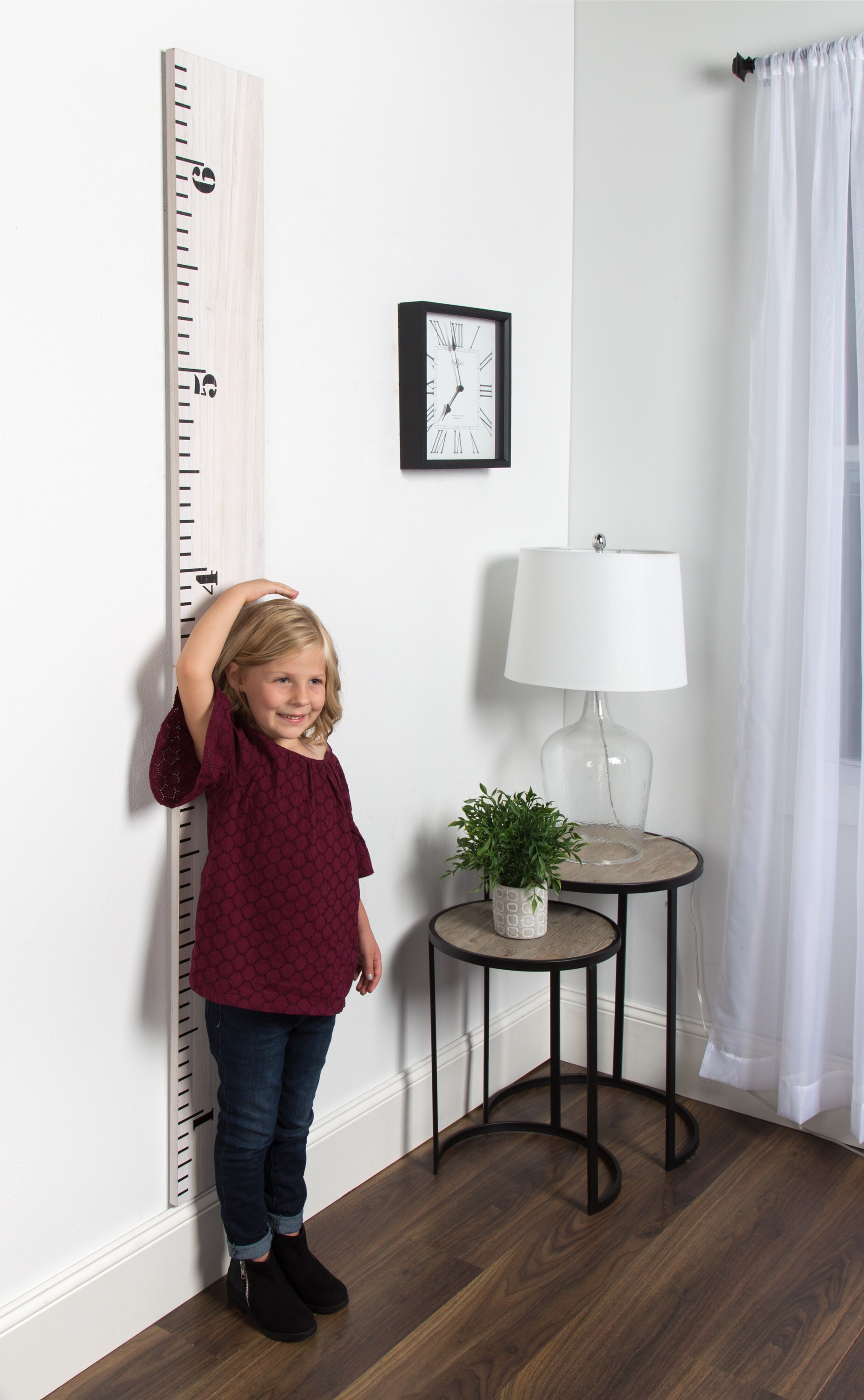 DIY Ruler Growth Chart - Happiness is Homemade