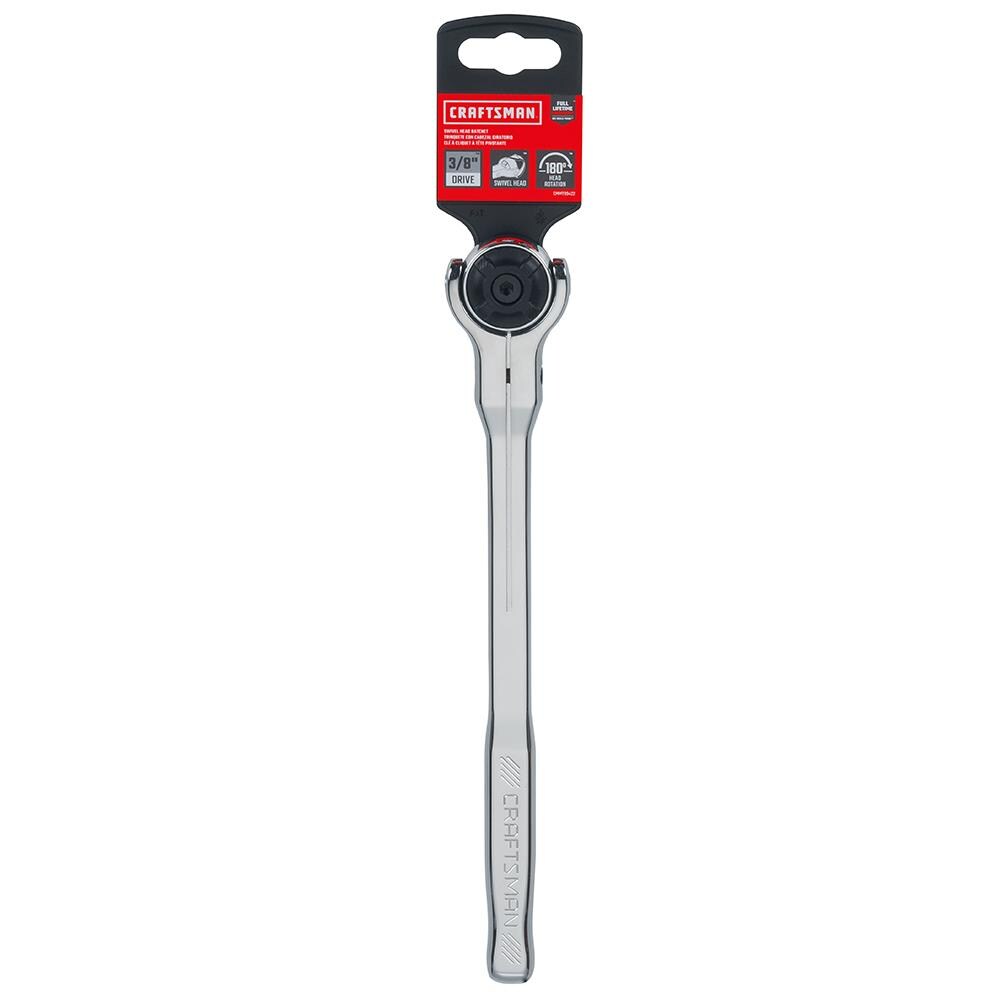 CRAFTSMAN 72-Tooth 3/8-in Drive Standard Ratchet in the Ratchets