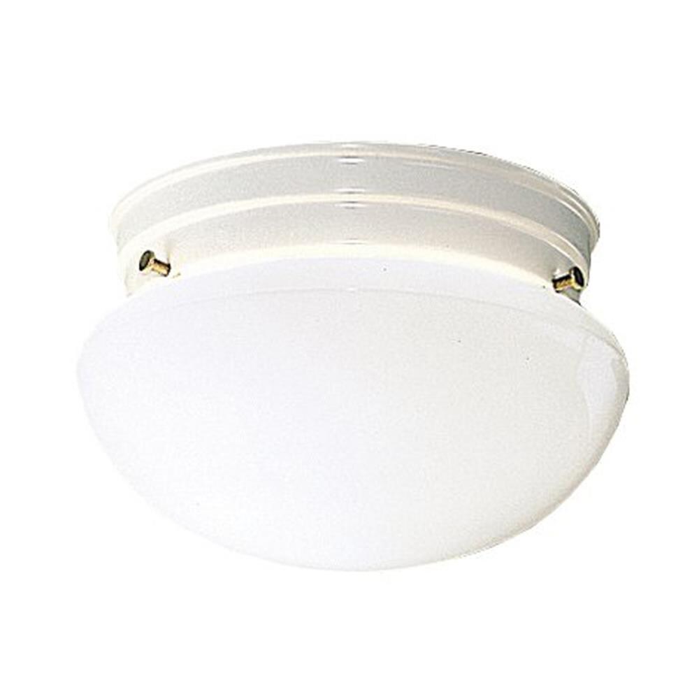 Kichler 206WH Ceiling Space 1-Light 7.5-in White Flush Mount Light (12-Pack)