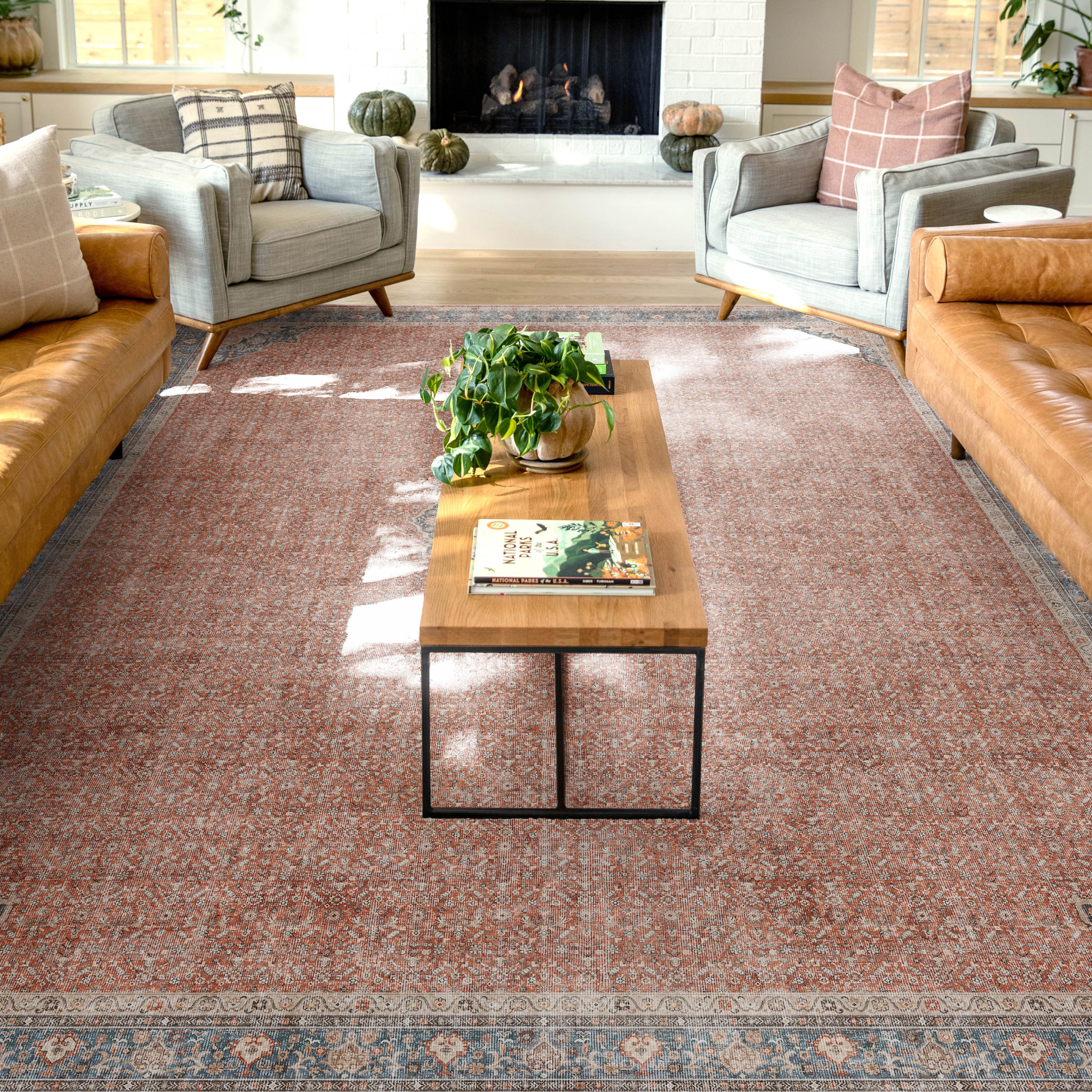 Well Woven W-AS-06E-8 Asha 9 x 13 (ft) Flatweave Polyester Red Blue Rectangular Indoor Floral/Botanical Vintage Area rug