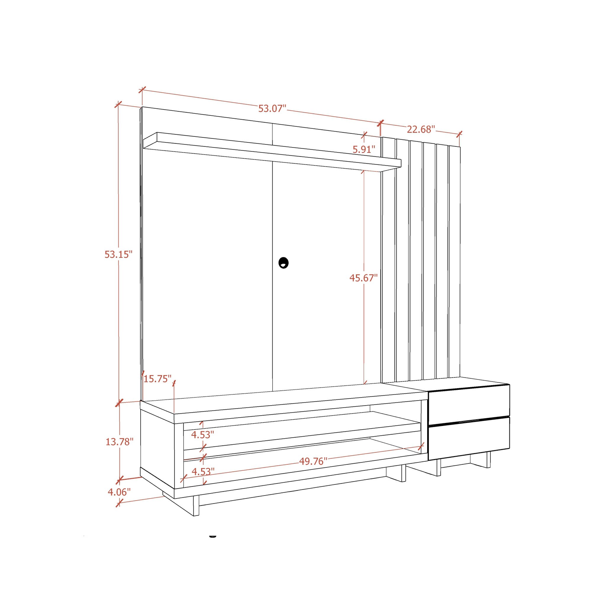 Manhattan Comfort 2-400551400451 Tv-Stands - View #3
