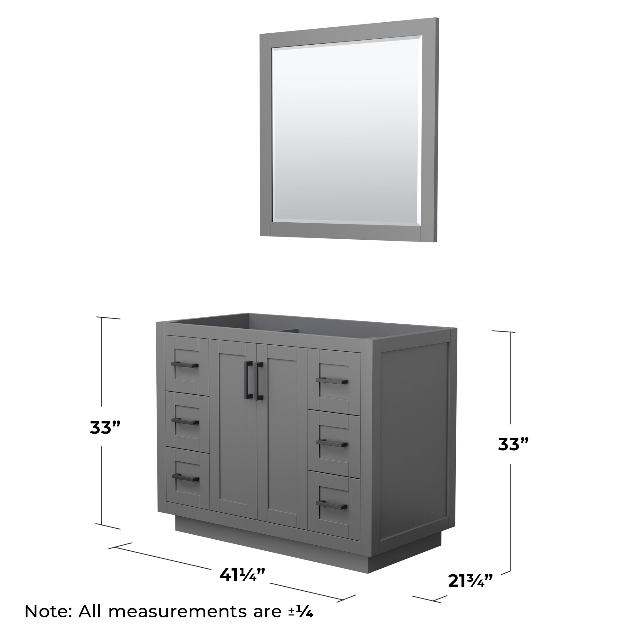 Wyndham Collection WCF292942SGBCXSXXM34 vanities - View #4