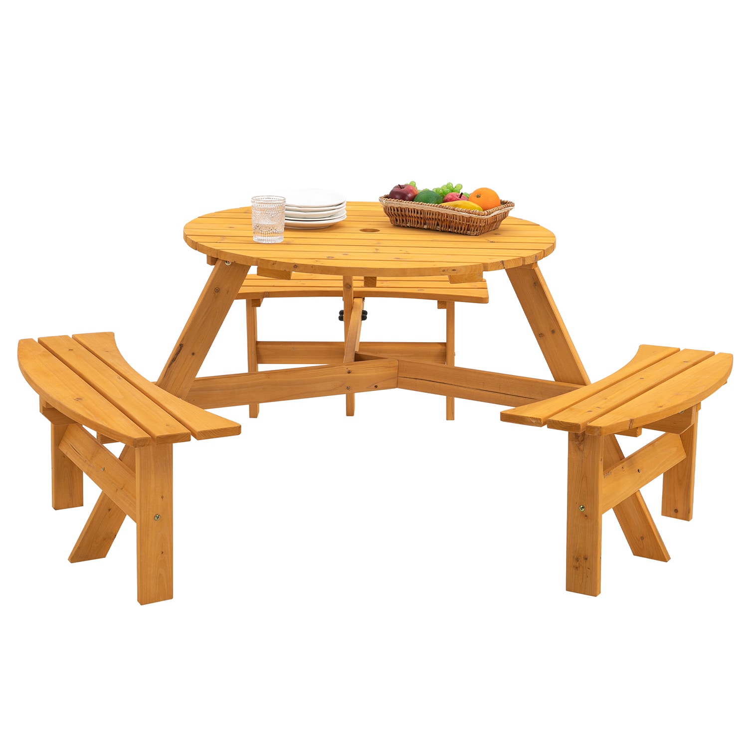 SINOFURN SYB750004YL Picnic-Tables - View #4