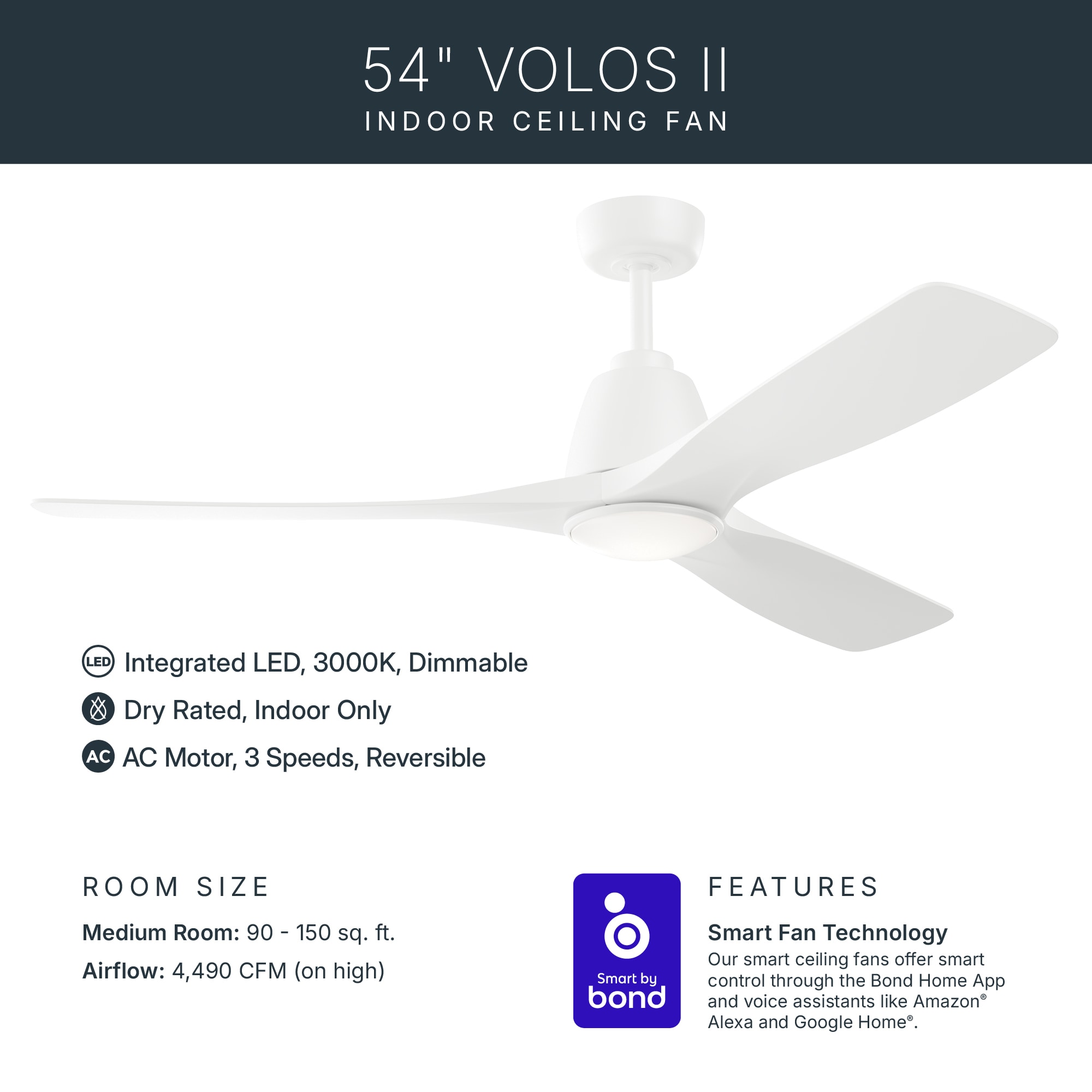 Kichler 300054-MWH Ceiling-Fans - View #4