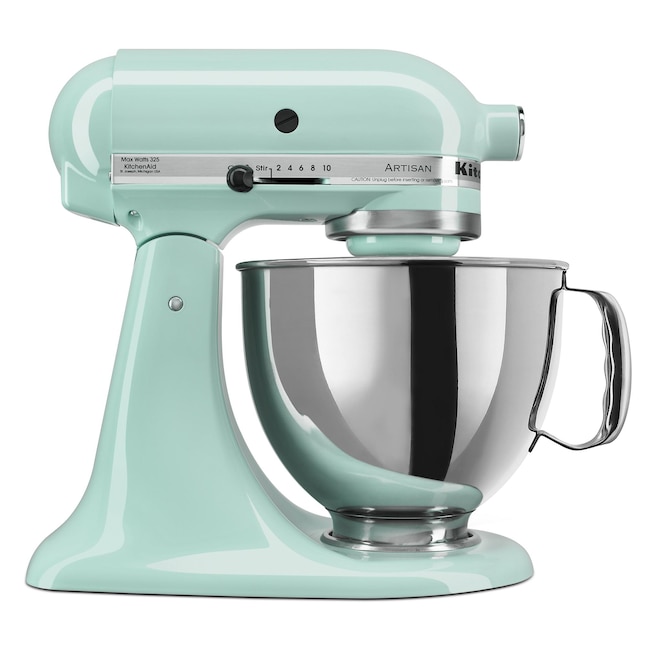 KitchenAid Artisan 5-Quart 10-Speed Ice Residential Stand Mixer in the ...