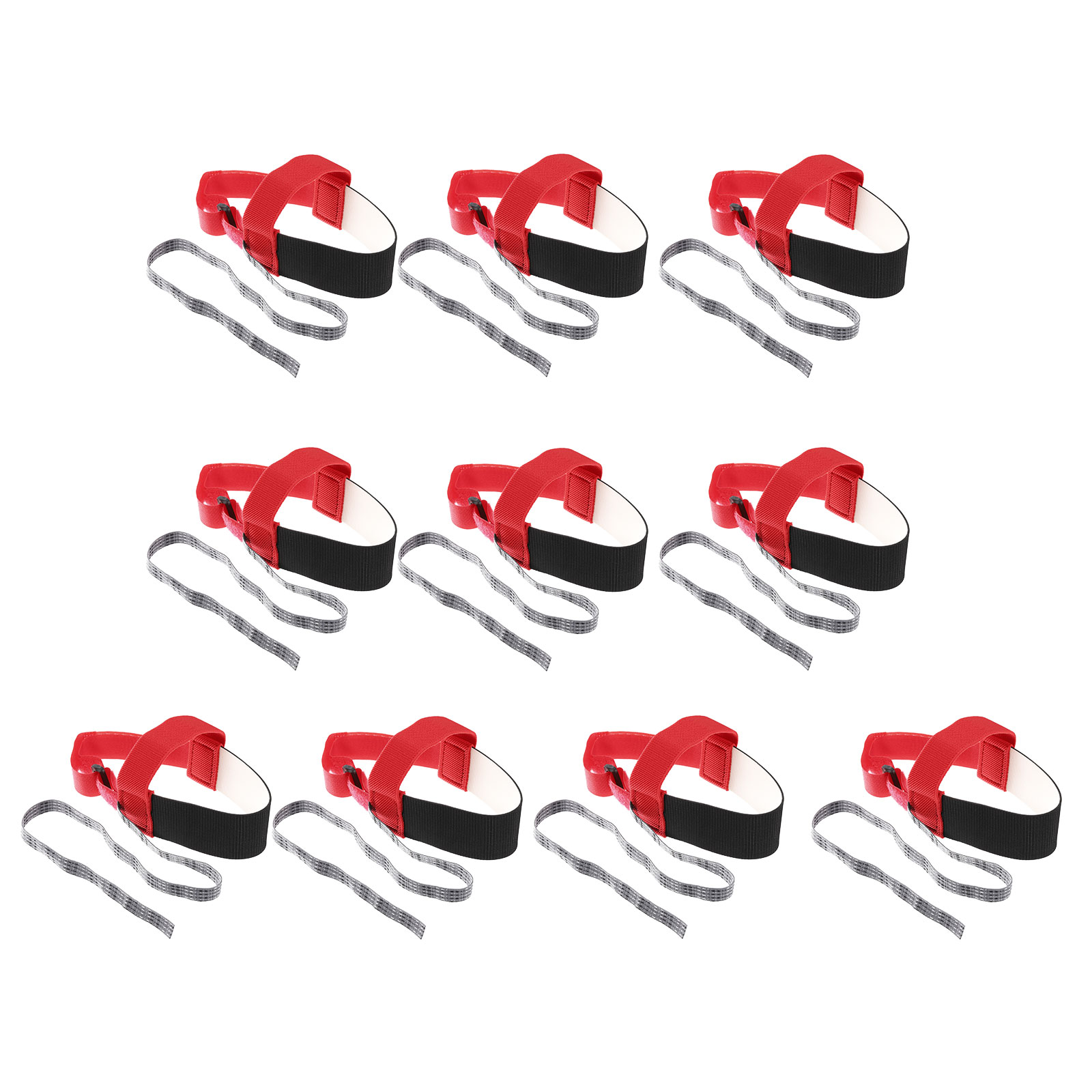 Unique Bargains 10pcs ESD Anti Static Foot Heel Straps Anti Static Wrist Strap Band Adjustable for Grounding Removing Static Red #S26020200UX4979