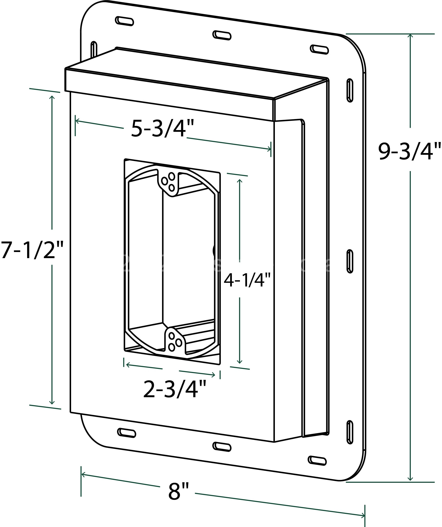 SturdiMount 3SMR68TW Mounting-Blocks - View #2