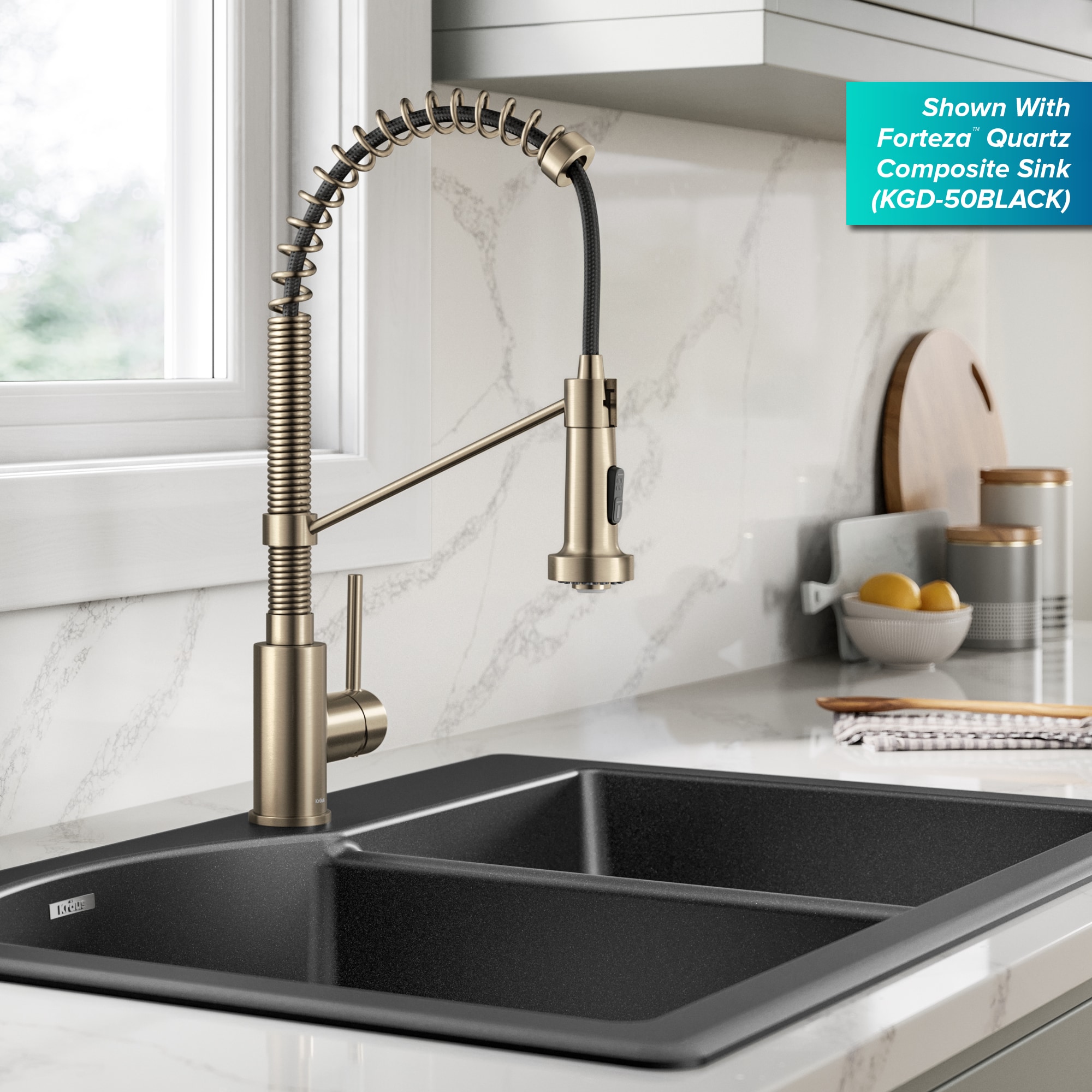 Kraus KPF-1610SFACB Kitchen-Faucets - View #3