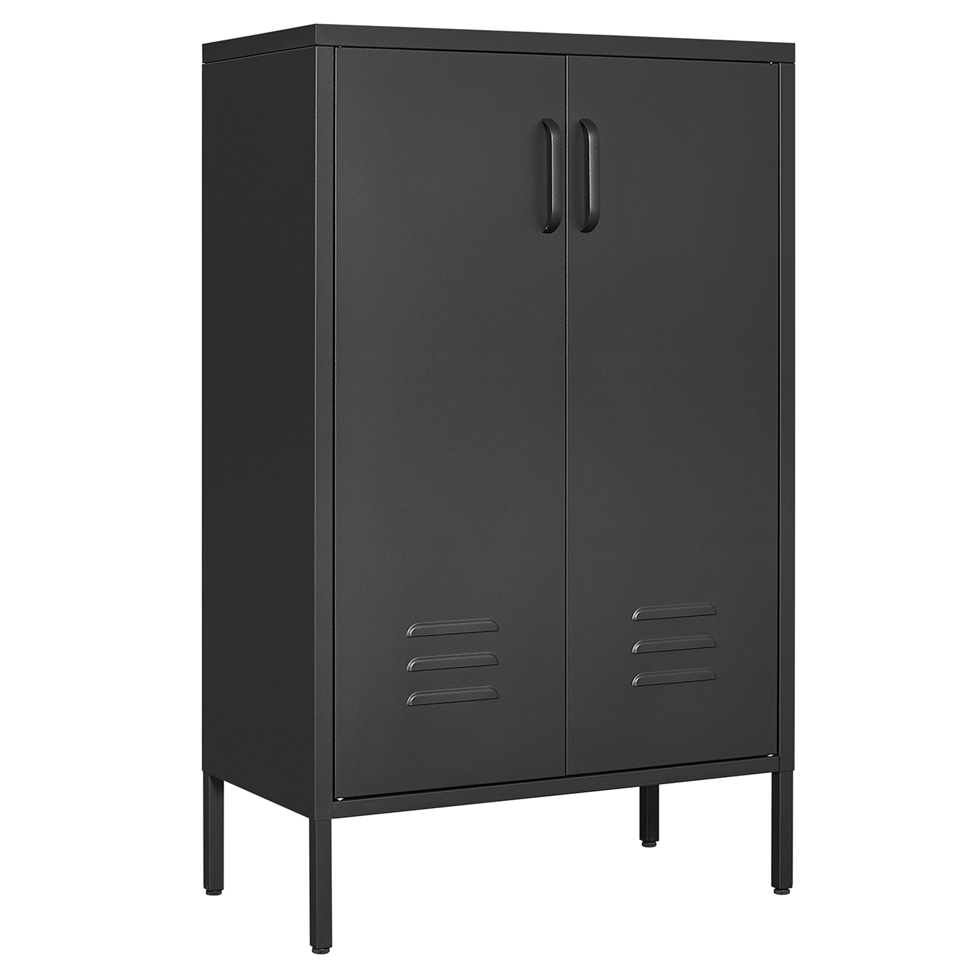 SINOFURN SYD260001BK Black 25.6-Inches File Cabinet