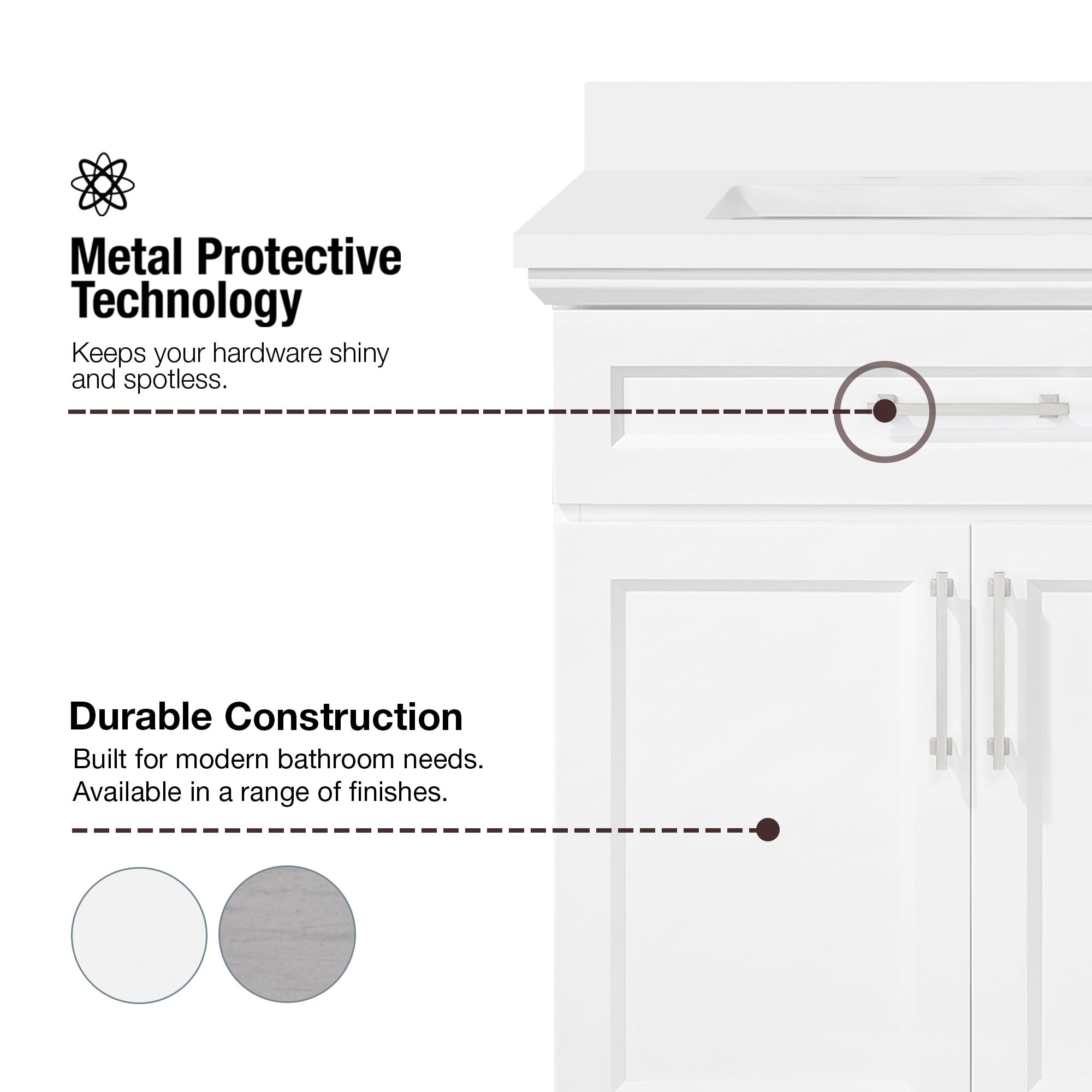 allen + roth FELIX-48W Bath-Vanity-Combo - View #8
